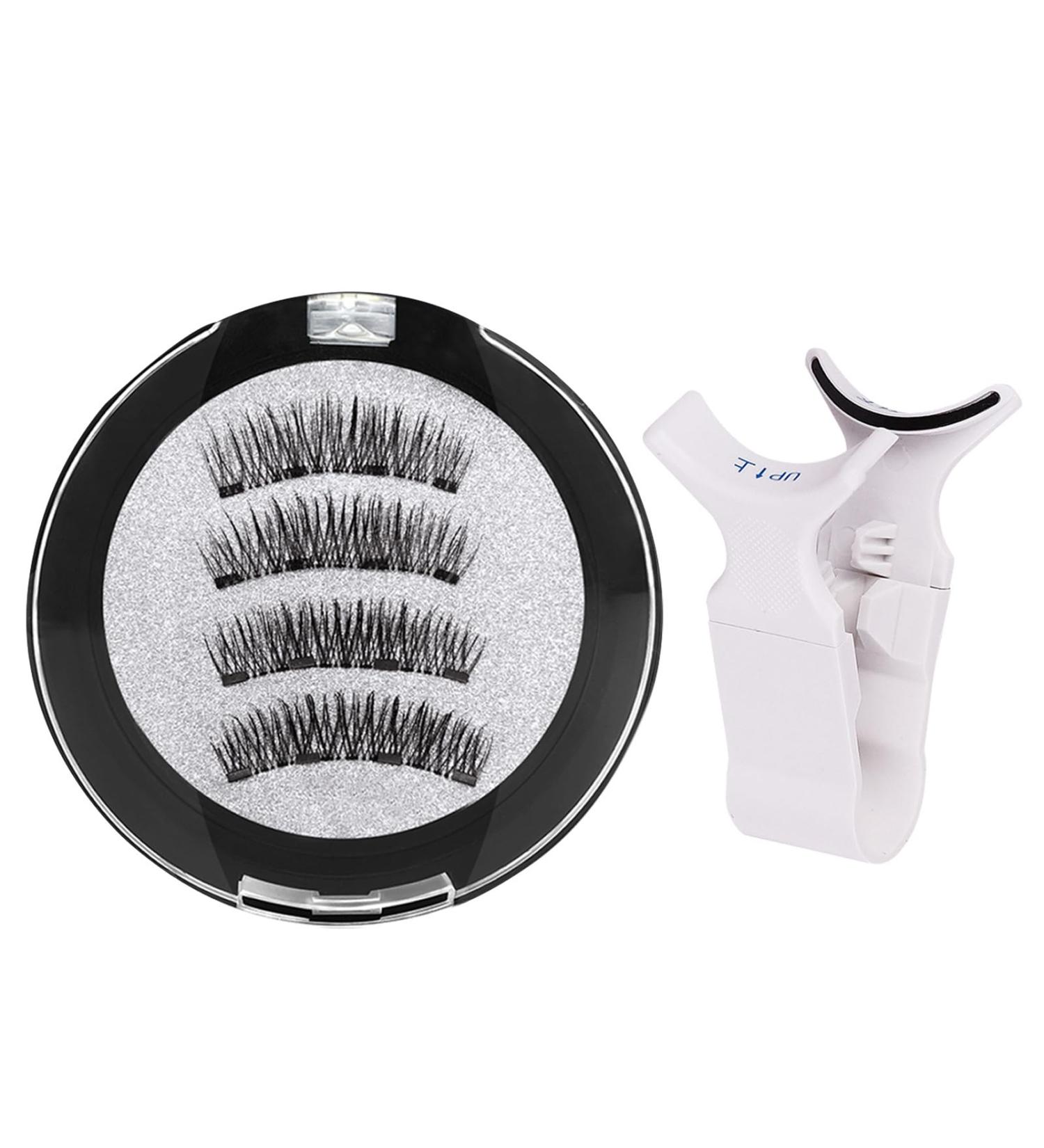 Natural Magnetic Eyelashes Lightweight Makeup Lashes Magnetic - With Clip Natural Look Magnetic Lashes Magnetic Fake Lashes For Easy Application - Buy Online on GoSupps.com