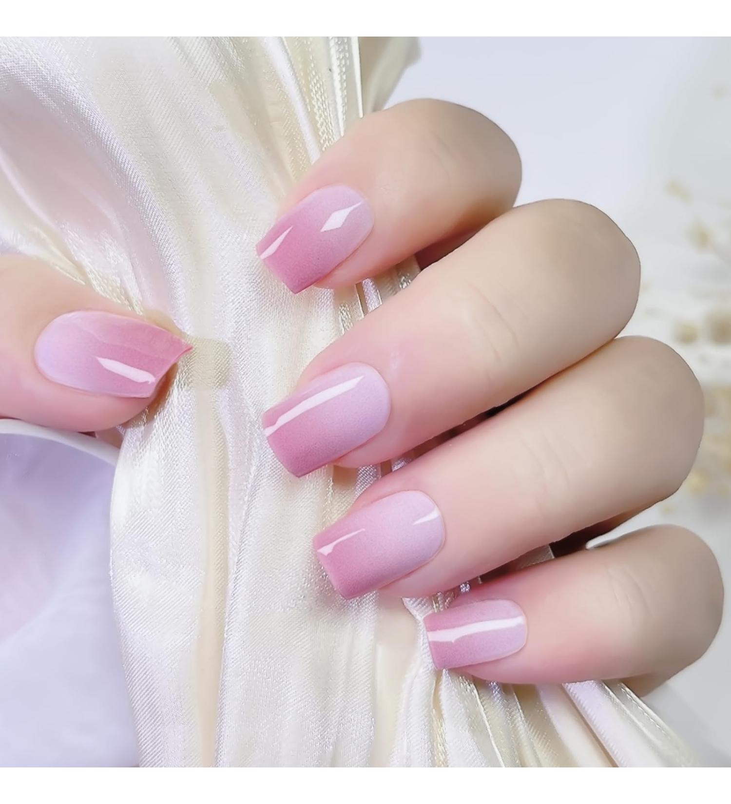 20Pcs Semi Cured Gel Nail Polish Strips Works with Any Nail Lamps Self-Adhesive Gel Nail Stickers Salon-Quality Long Lasting Waterproof Gel Nail Polish Wraps - Marshmallow Easy to Apply & Remove - Buy Online on GoSupps.com