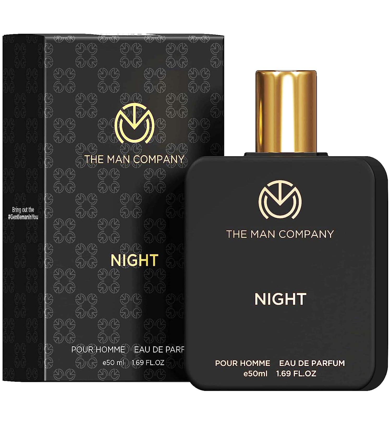 The Man Company Night Perfume for Men - 50ml | Premium Long Lasting Fragrance | Citrusy Exotic & Woody | Gift For Men | Date Night Body Spray - Buy Online on GoSupps.com