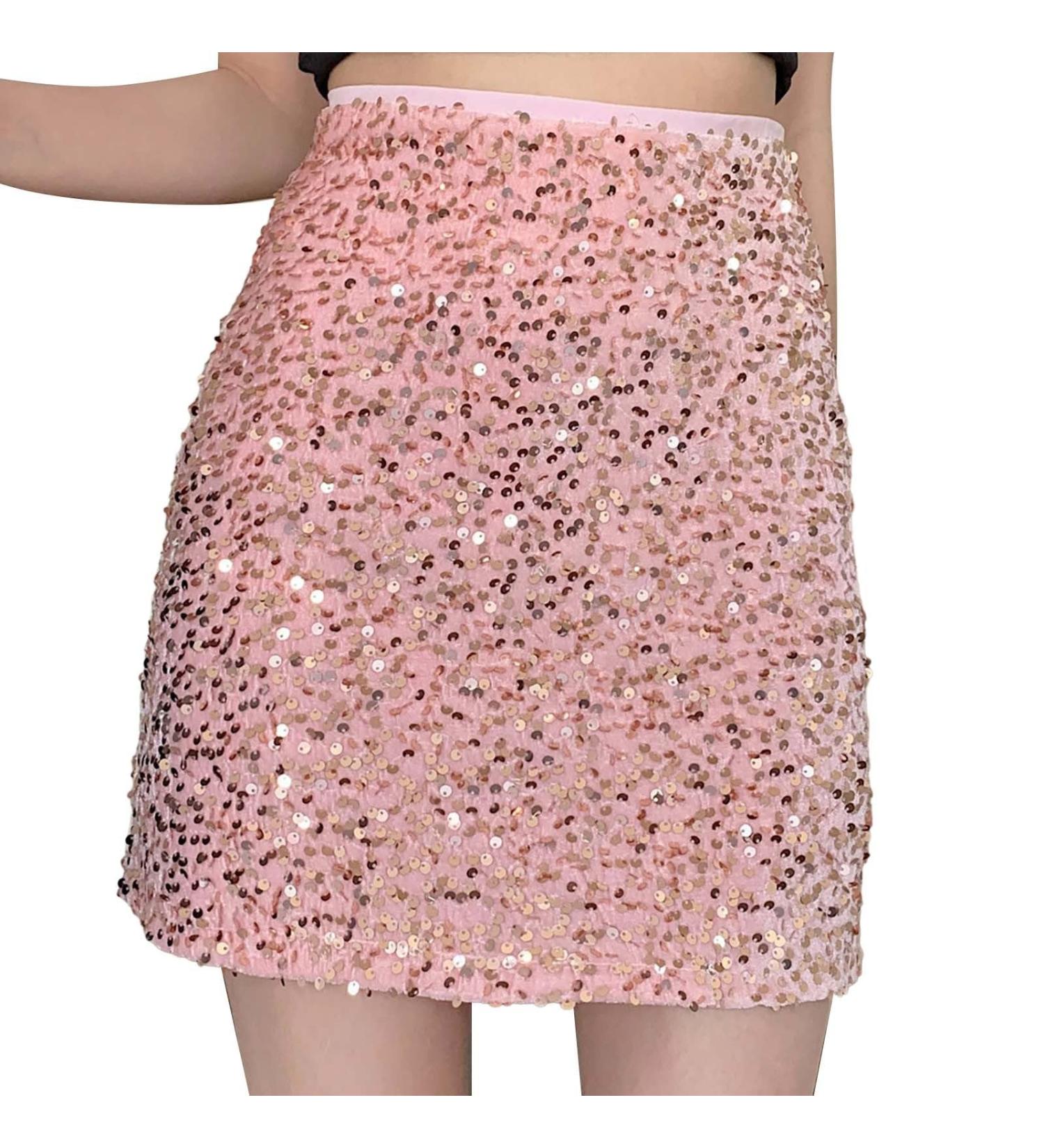 Shop Stylish Women's Chiffon Maxi & Mini Skirts - Winter A-Line Casual and Dance Styles in Pink - Buy Online on GoSupps.com