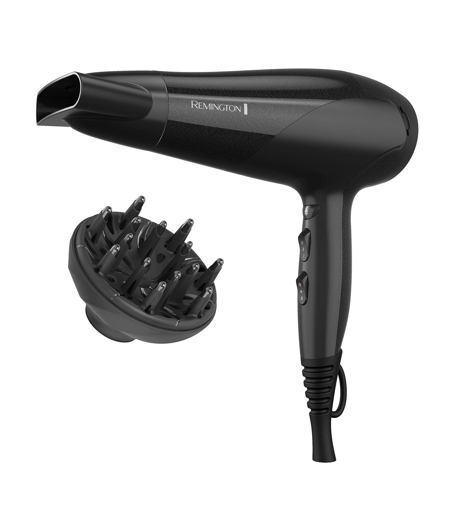 Remington D3190 Damage Protection Hair Dryer - Ceramic Ionic Tourmaline Technology - Black (3 Piece Set) - Buy Online on GoSupps.com