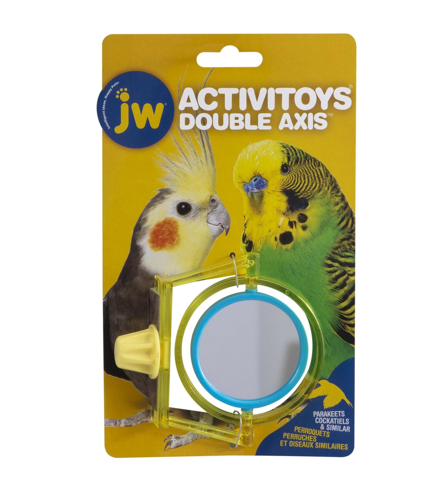 JW Activitoy Double Axis Bird Toys for Parakeets Cockatiels & Budgies - Fun Perches for Happy Birds - Buy Online on GoSupps.com