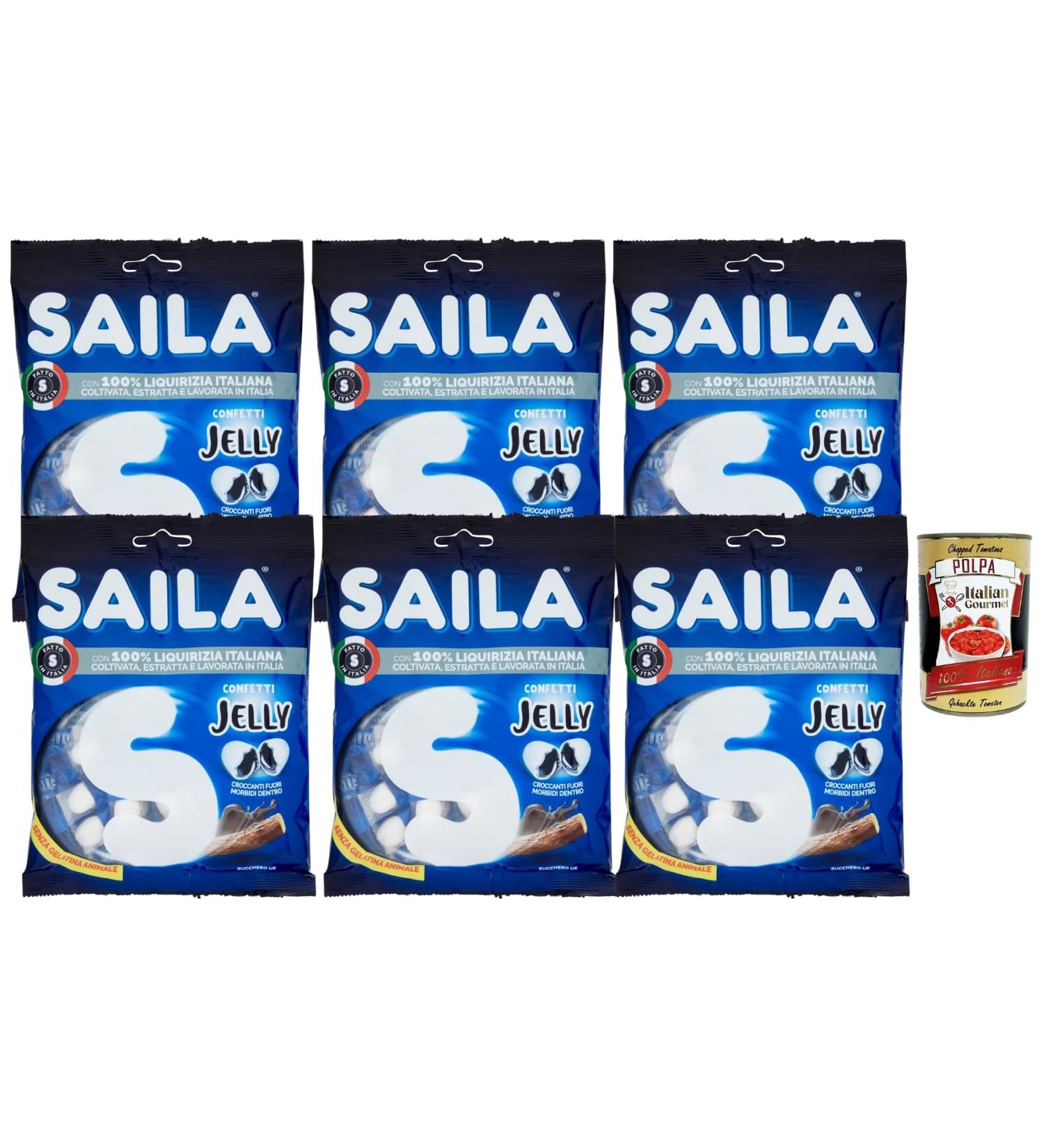  Italian Gourmet E.R. Italian Gourmet Gelatin Free Liquorice Confectionery 6 x 75g + Italian Polpa Gourmet 400g - Buy Online on GoSupps.com