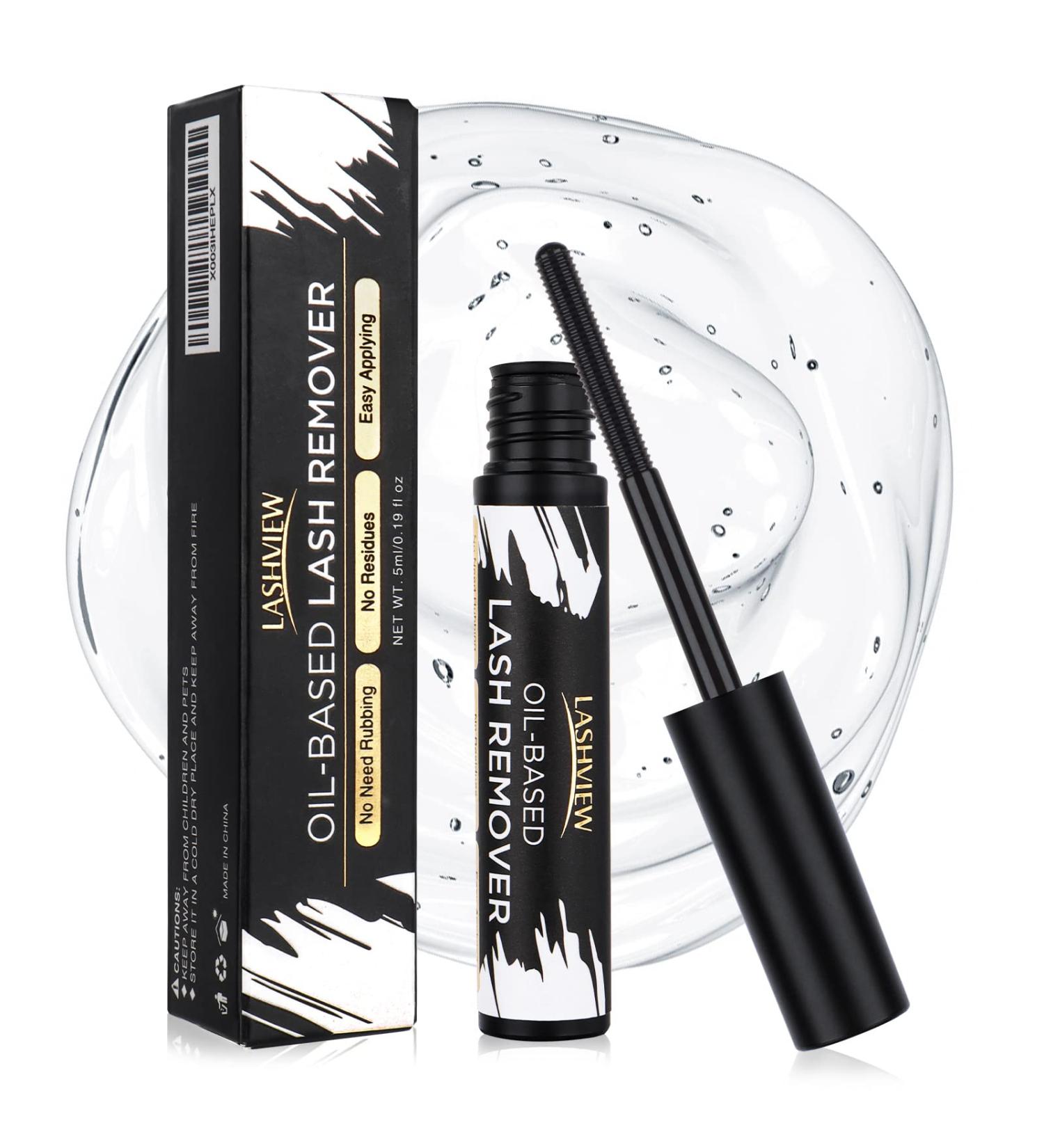 LASHVIEW Eyelash Remover | Gentle Cluster Lash Glue Remover for DIY Extensions | Soothing & Non-Irritating Eye Cleanser 5ML | International Shipping Available - Buy Online on GoSupps.com