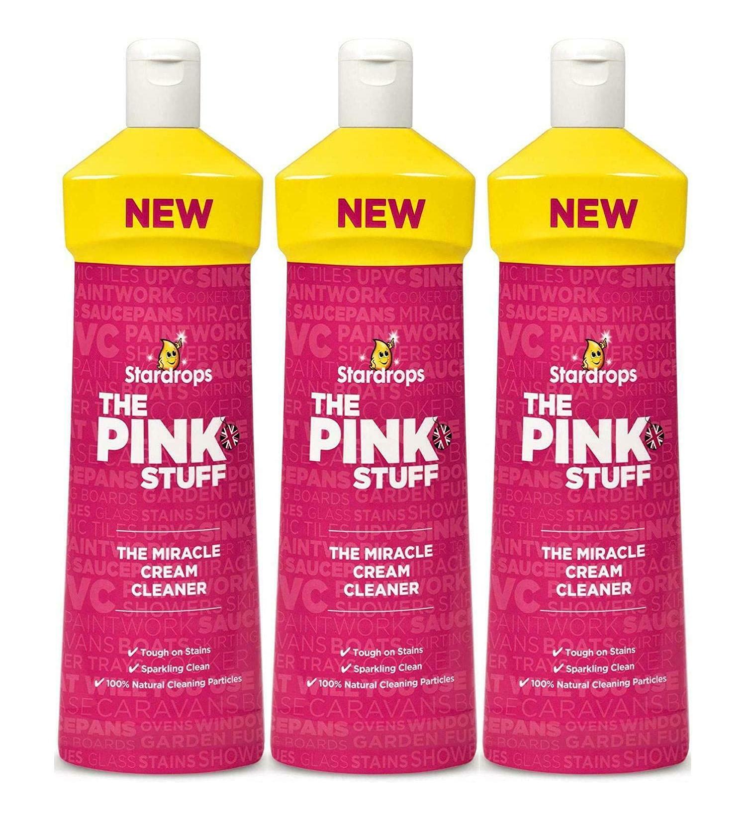 The Pink Stuff Stardrops Cleansing Cream 500 ml (Pack of 3) - Buy Online on GoSupps.com