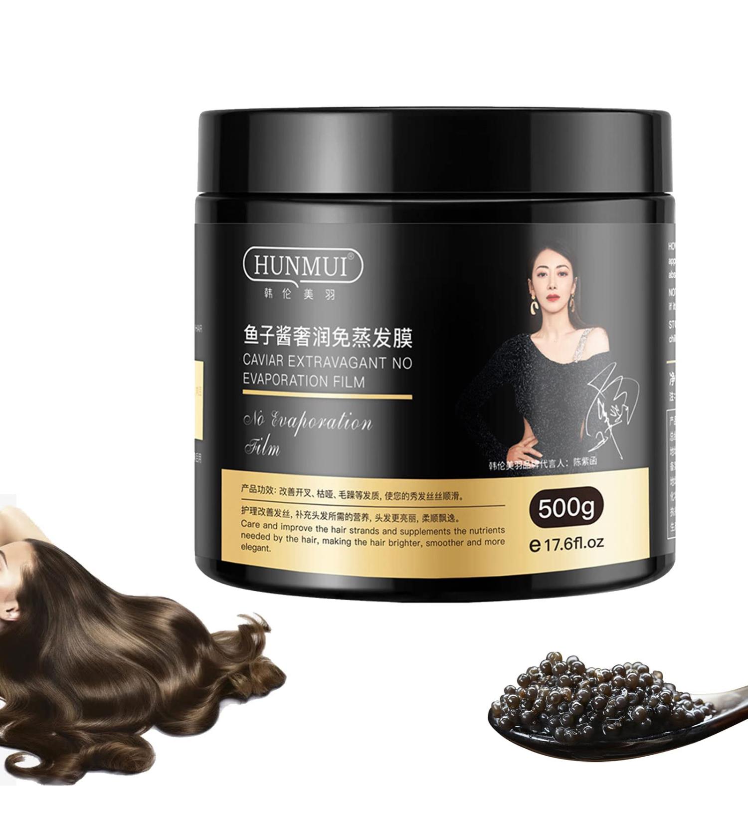 Miahhy Hunmui Caviar Hair Mask 17.6oz - Japanese Moisturizing Nourishing Hair Repair Treatment - Buy Online on GoSupps.com