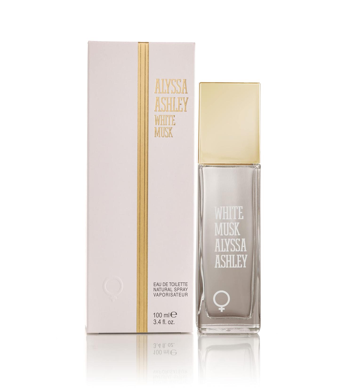 Alyssa Ashley White Musk Eau De Toilette Spray for Women 3.4 Ounce - Buy Online on GoSupps.com