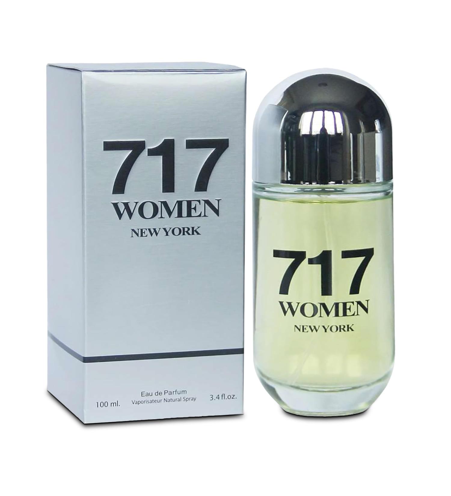 Women's Spray Perfume 717 Women New York Long Lasting Eau De Parfum Cologne for Women Refreshing Floral Fragrance for Casual Use Ideal Holiday Gift 3.4 Fl Oz