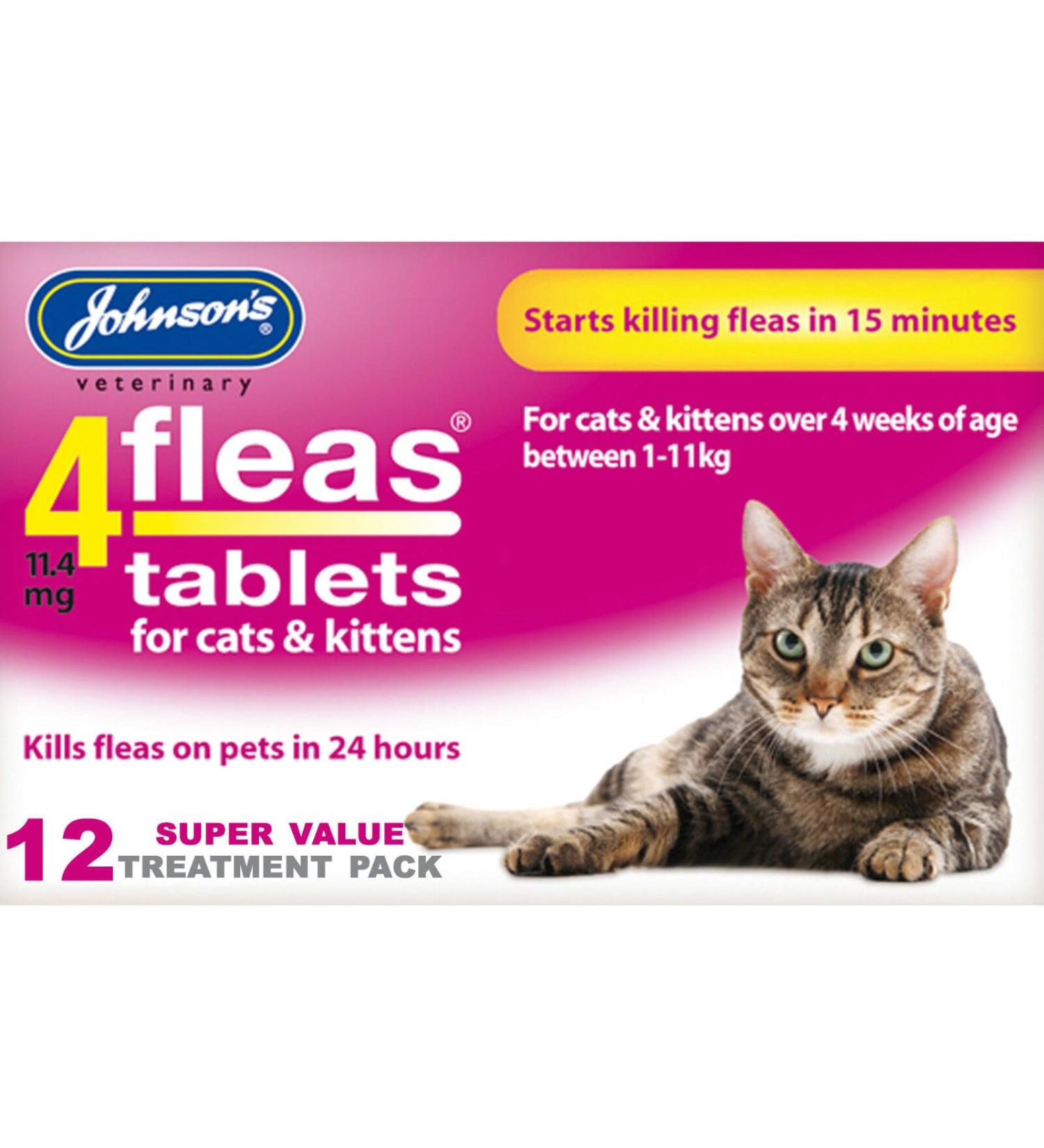Tablets - Flea Killer for 12 Treatments Safe with Other Treatments 4 Weeks Onwards - Buy Online on GoSupps.com