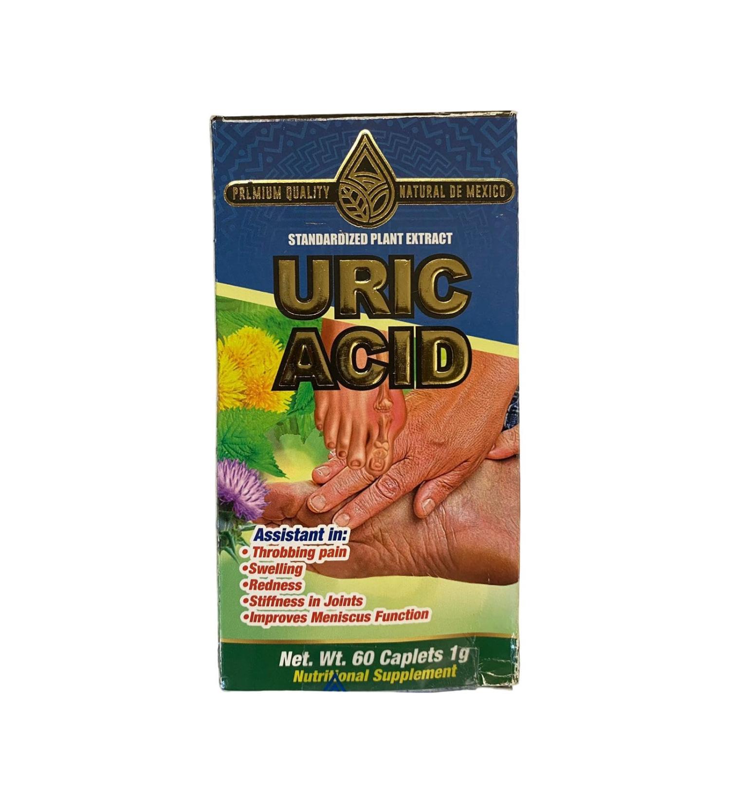 Uric Acid Cleanse & Detox - Daily Support for Adults | 60 Capsules with Artichoke Milk Thistle & More - Buy Online on GoSupps.com