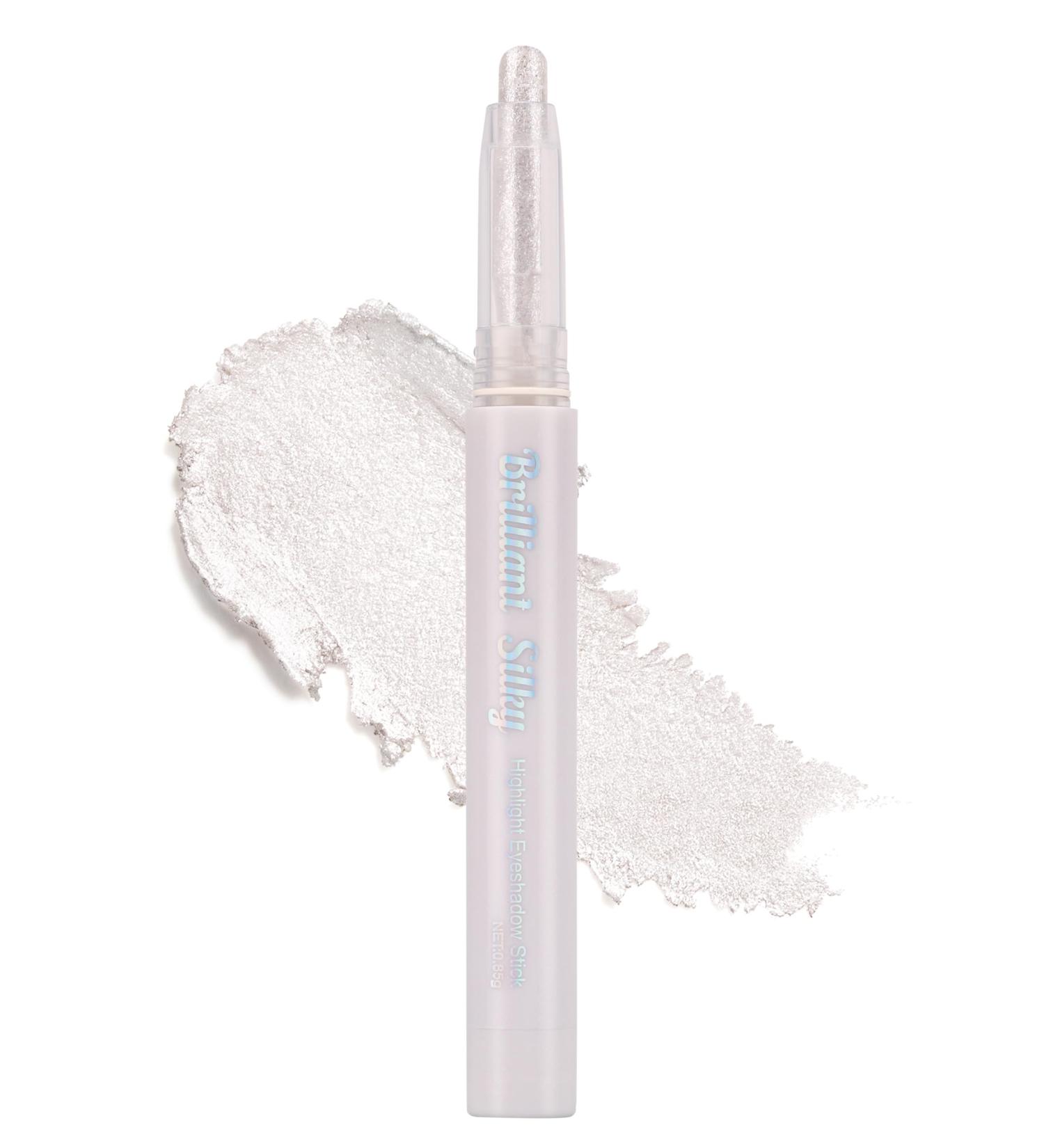  Erinde Erinde Glitter Stick Eyeshadow Waterproof Stick Eyeshadow High Coverage Creamy Texture Easy to Degrade Bright Pearlescen - Buy Online on GoSupps.com
