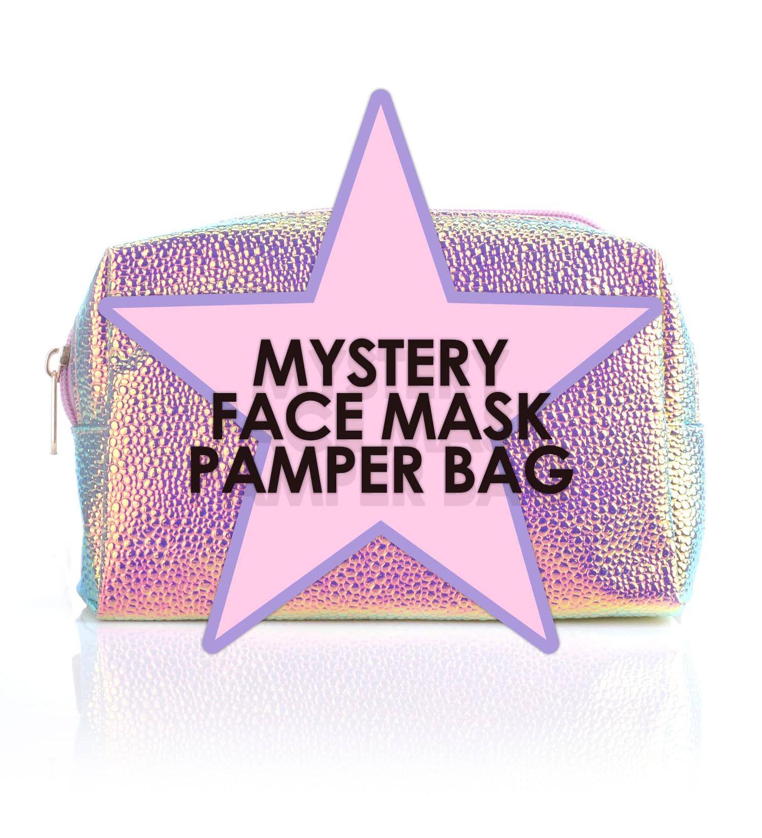 7th Heaven Mystery Face Mask Pamper Bag Lucky Dip Pink Cosmetic Gift Bag with a Selection of Face Masks & Beauty Accessories Mystery Skincare Set - Buy Online on GoSupps.com