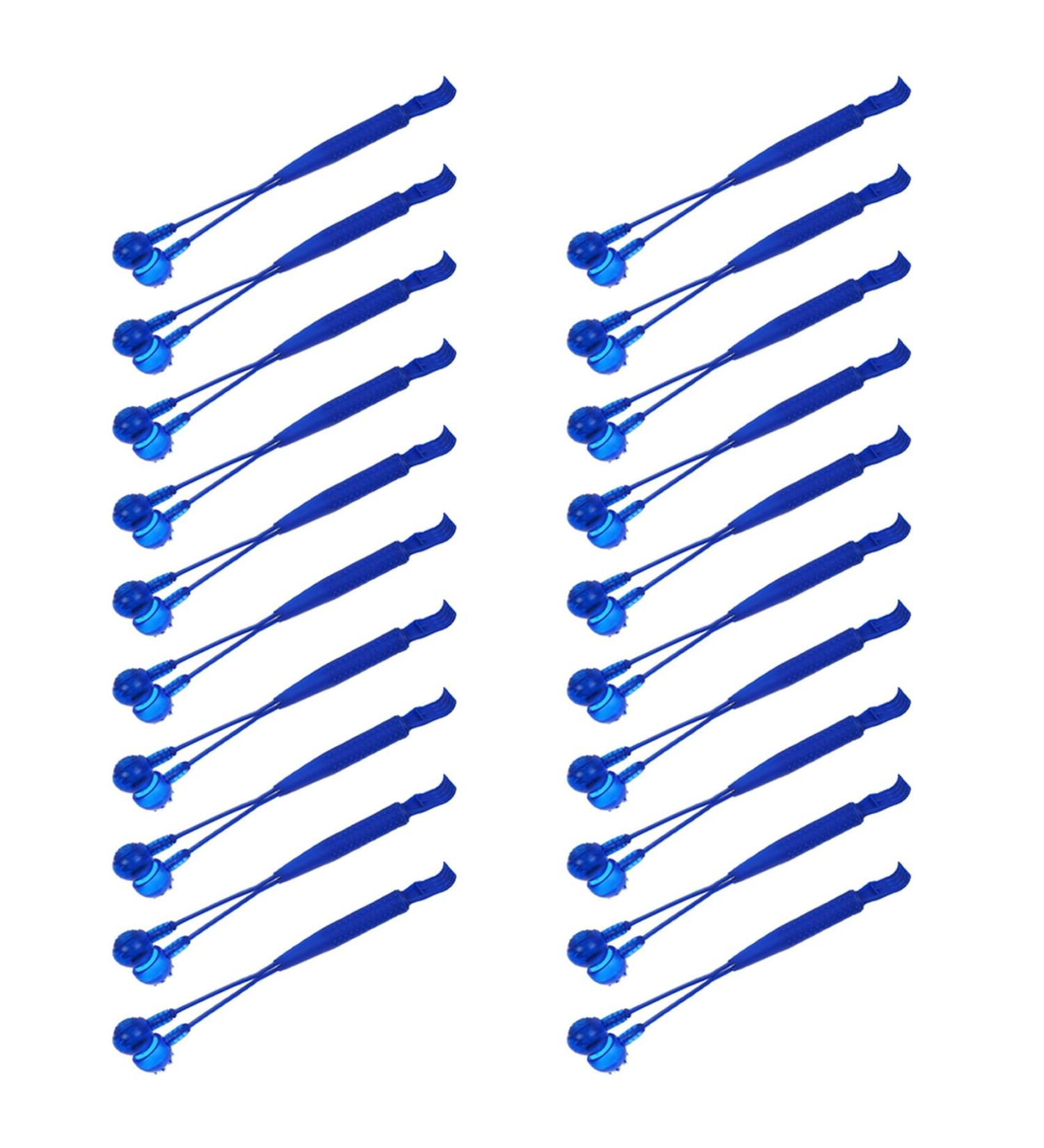 Clyictz 20 x Plastic Back Scratchers - 2 in 1 Magnetic Blue for Instant Relief | International Shipping Available - Buy Online on GoSupps.com