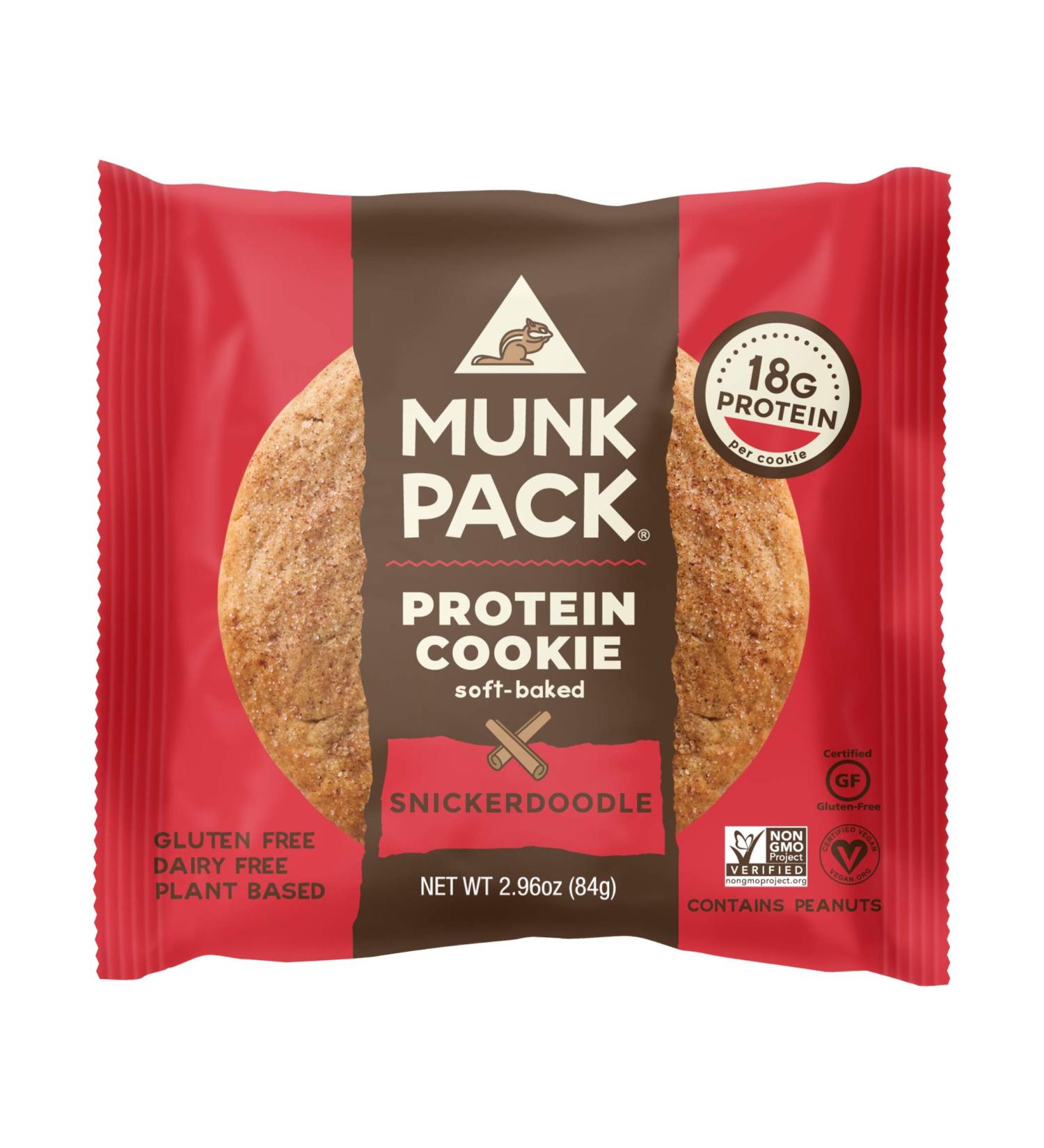 Munk Pack Snickerdoodle Protein Cookie - 2.96 oz | Delicious High-Protein Snack - Buy Online on GoSupps.com