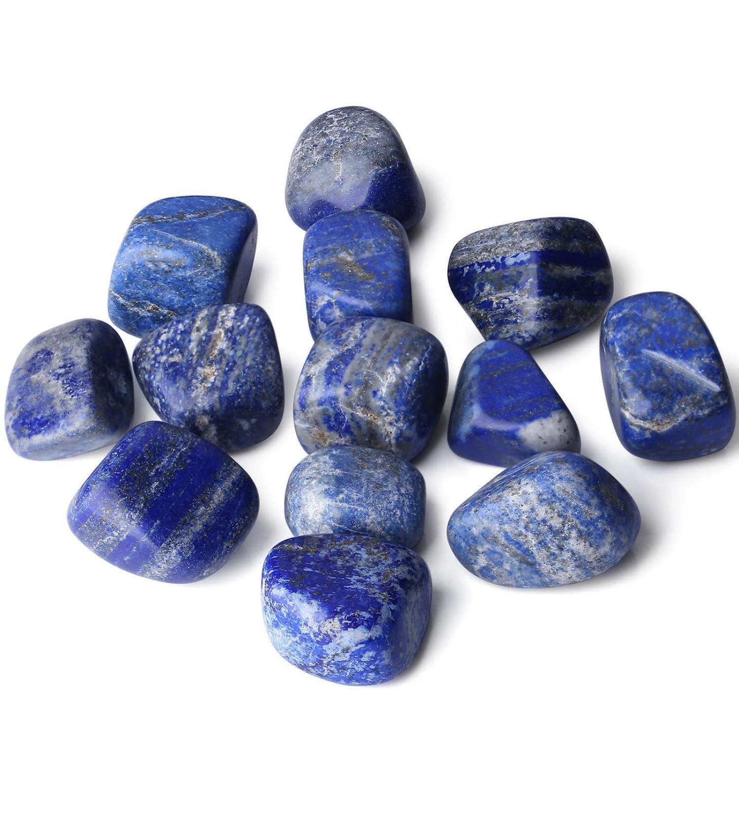 Buy Large Xiannvxi Lapislazuli Drum Stones - Premium Hand-Flatterer Crystals for Healing & Decor | International Shipping - Buy Online on GoSupps.com