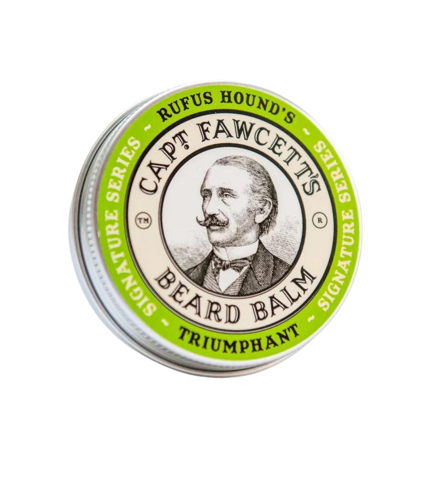 Captain Fawcett Triumphant Beard Balm - Premium Beard Care for Men | International Shipping Available - Buy Online on GoSupps.com