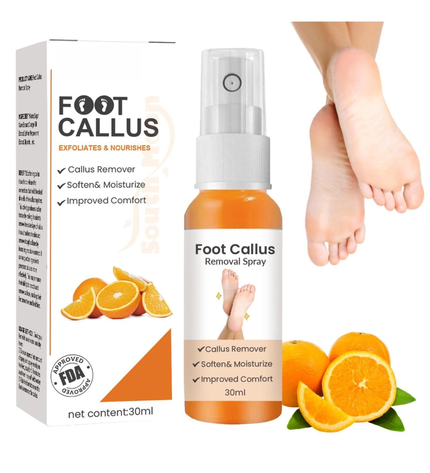 Tongyend Foot Peeling Spray Foot Callus Removal Spray Foot Peel Spray Instant Foot Peeling Spray Orange Oil Soften& Moisturize Peel-Off Spray for Cracked Rough Dry Skin Foot Care - Buy Online on GoSupps.com