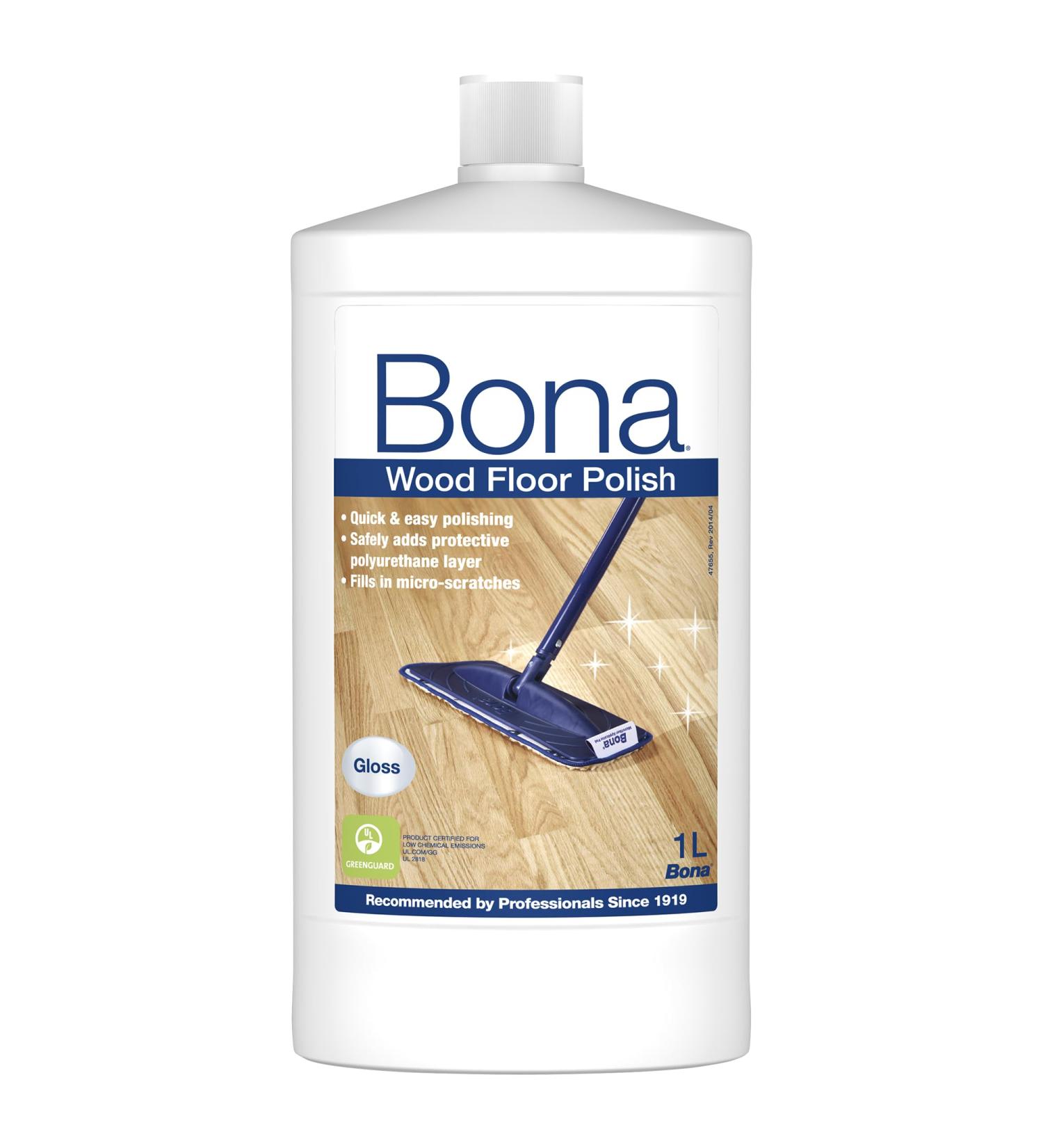 Bona Wood Floor Polish Gloss - 1L | WP511013011 | Enhance Wood Floors with Gloss Finish - Buy Online on GoSupps.com