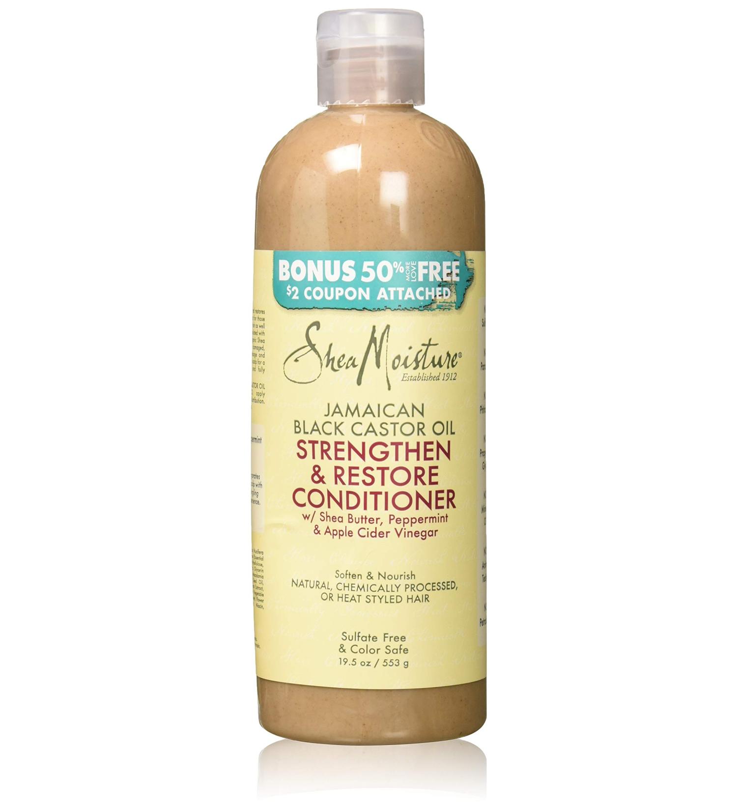SHEA MOISTURE Jamaican Black Castor Oil Conditioner - Strengthen & Restore 19.5 oz - International Shipping Available - Buy Online on GoSupps.com
