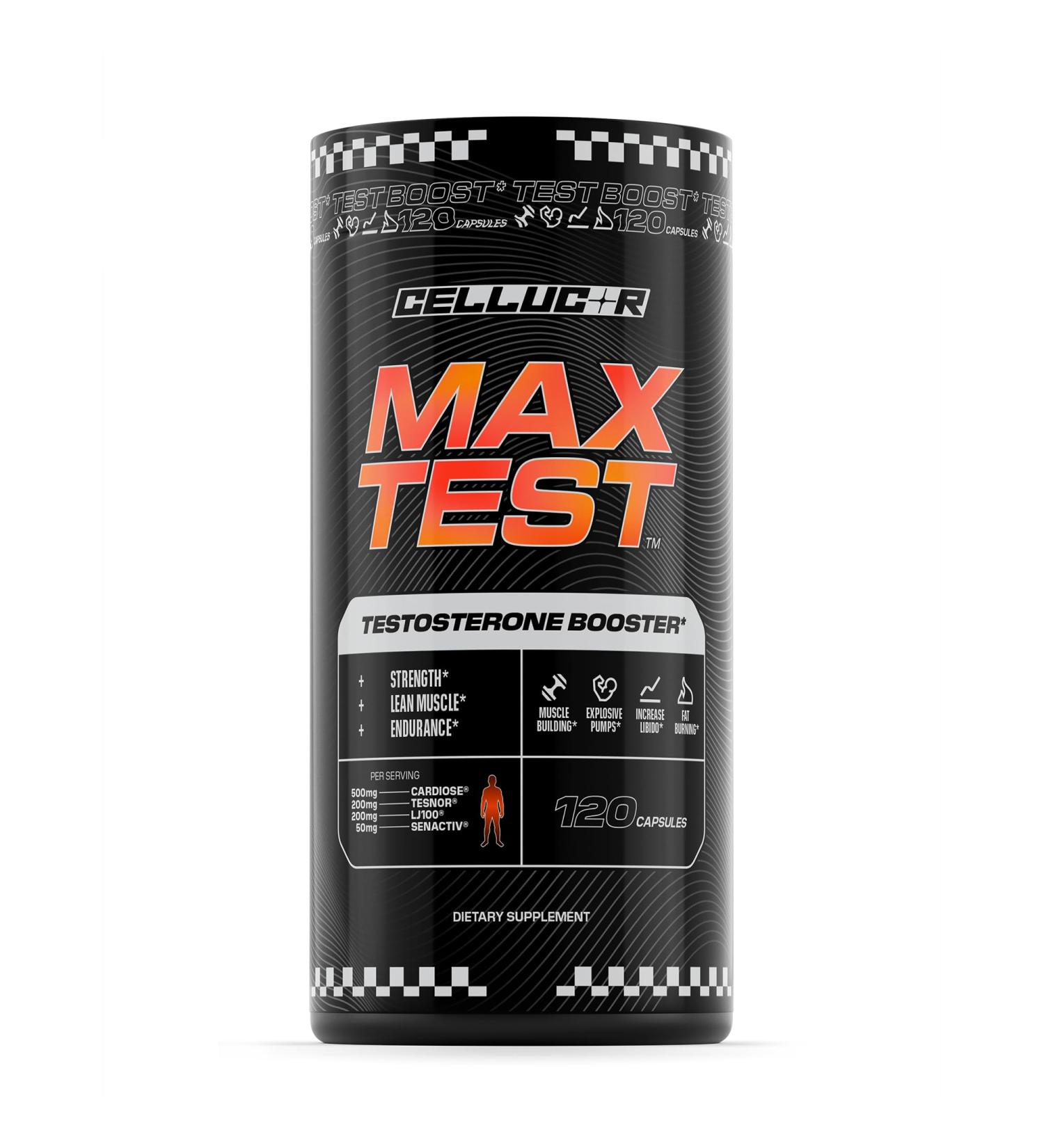 Cellucor Max Test Testosterone Booster | 120 Capsules - Buy Online on GoSupps.com
