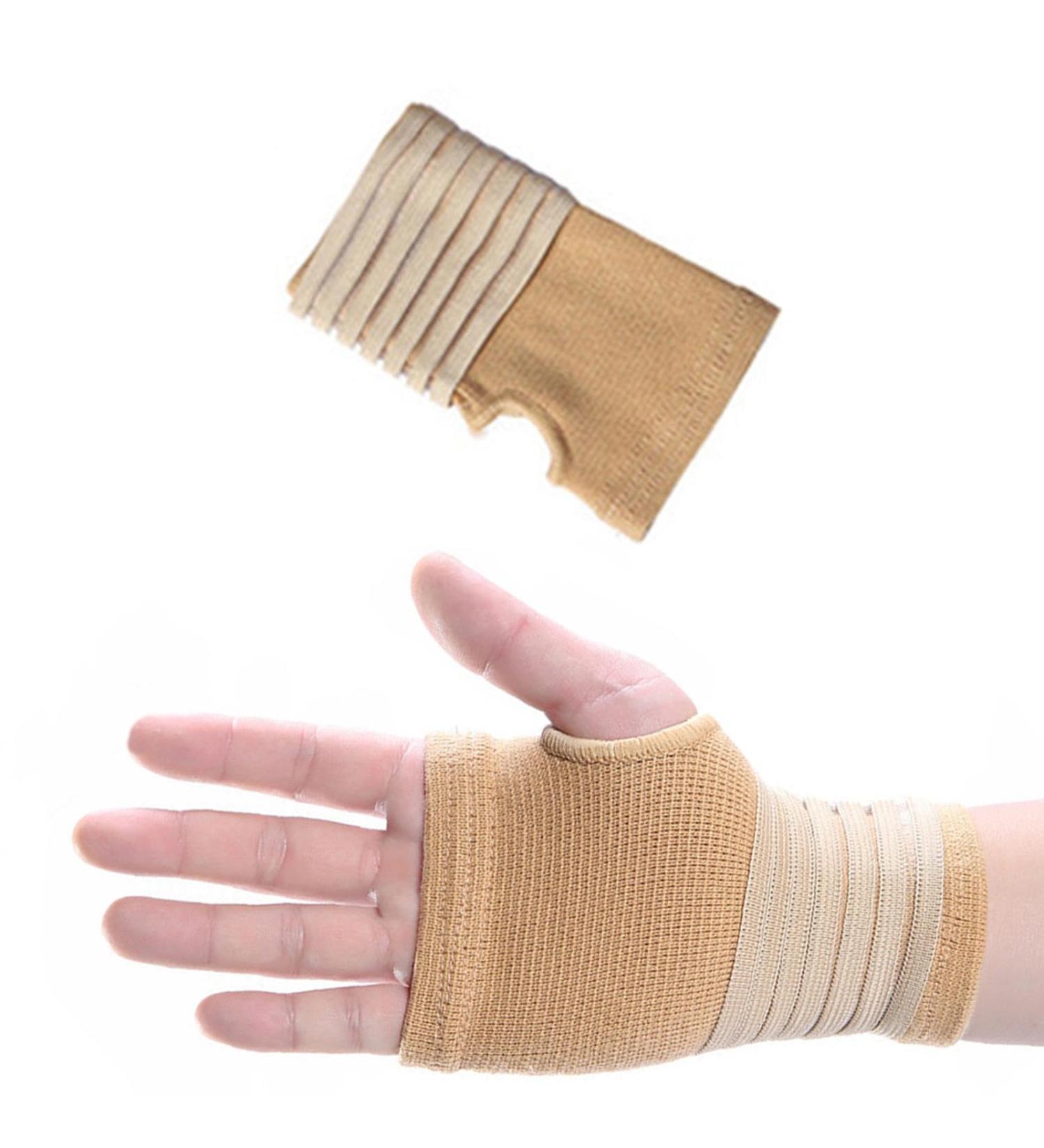 Care Wrist Band - Adjustable Compression Strap for Sports & Exercise | Breathable Elastic Support Sleeve for Men & Women - Velcro Design (Black - Buy Online on GoSupps.com