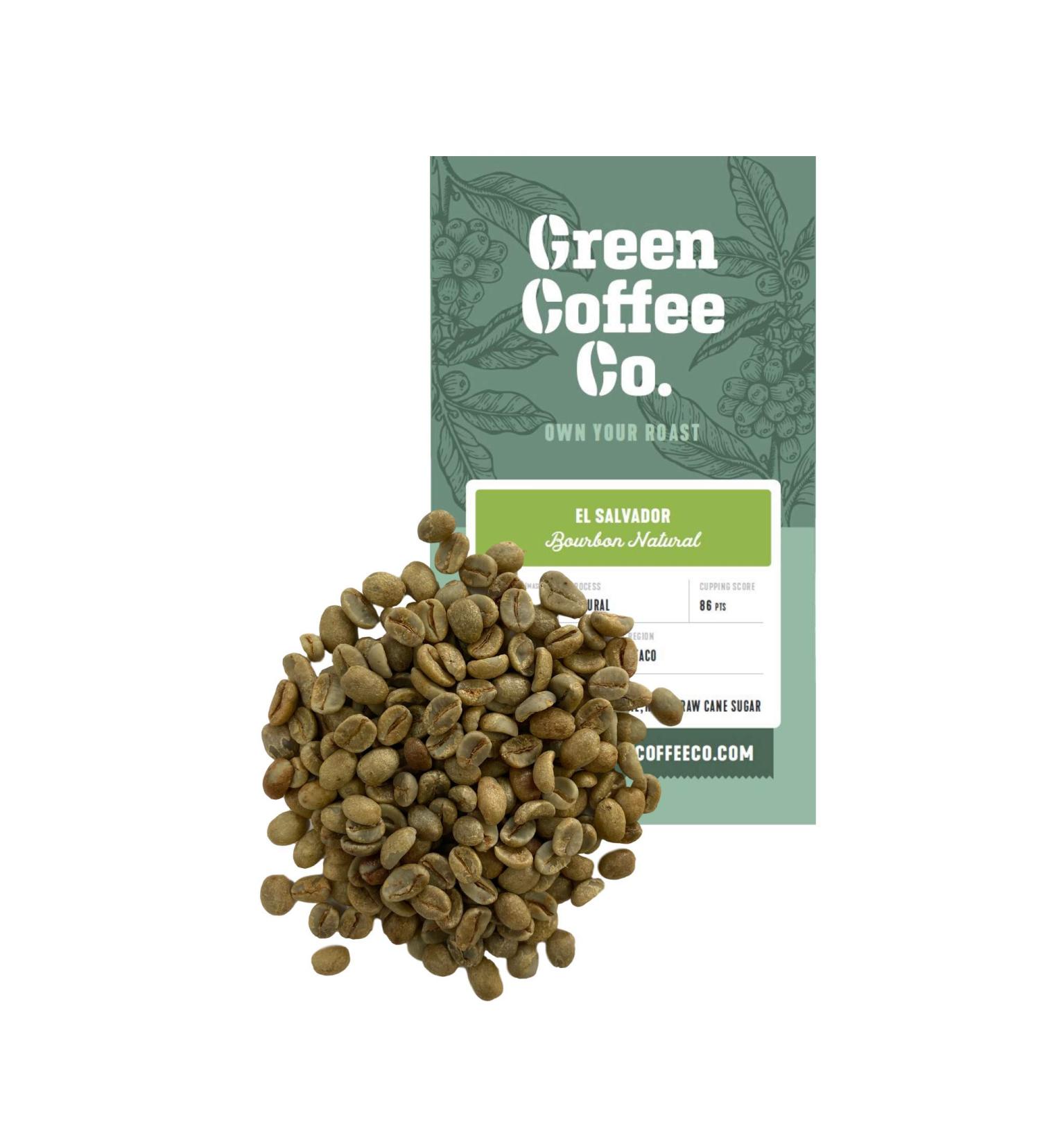El Salvador Bourbon Natural (10 LBS) Specialty Grade Unroasted Green Coffee Beans 4.53 kg (Pack of 1) - Buy Online on GoSupps.com