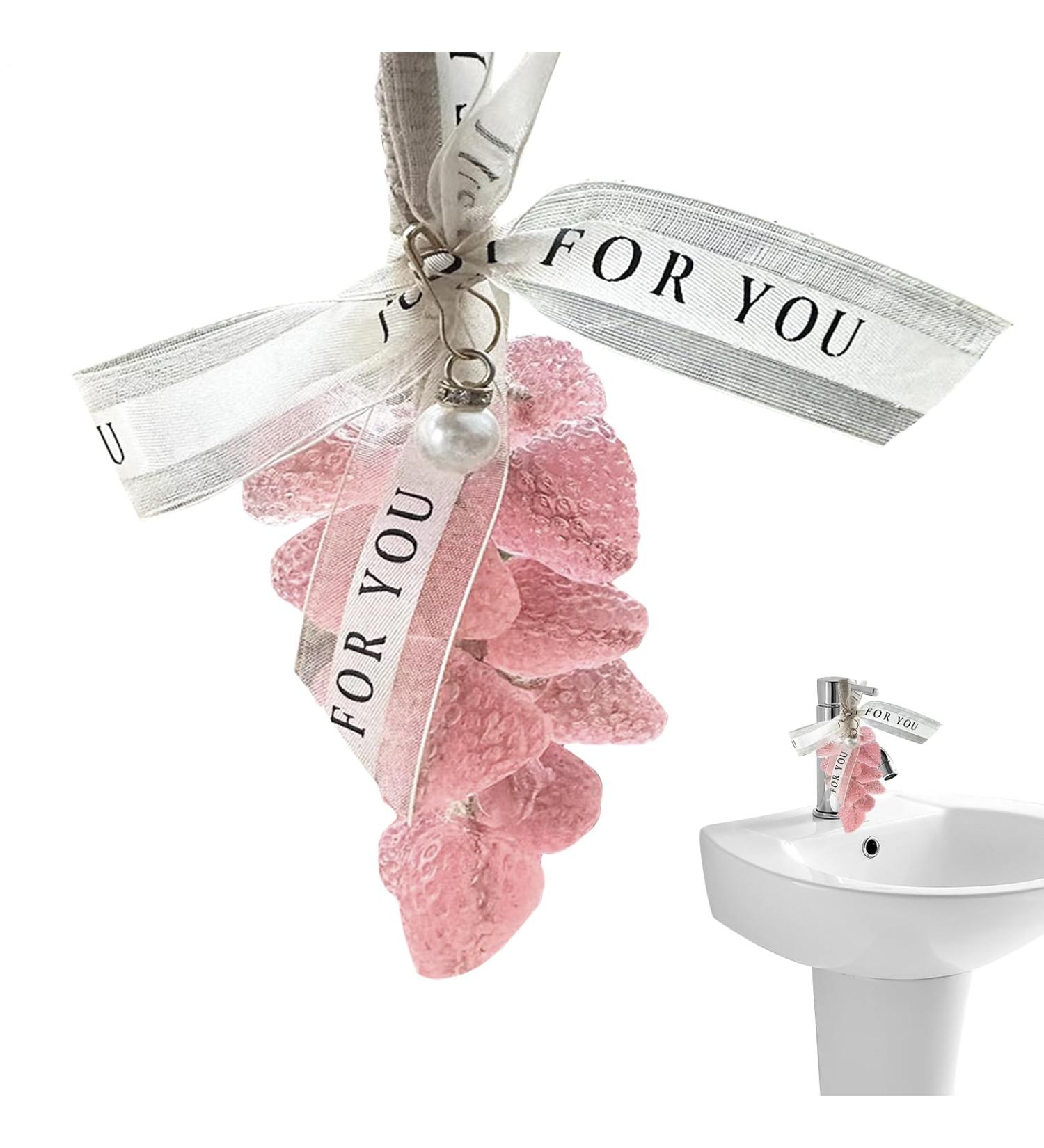Savon Nettoyant Barre en Forme de Fraise | Savon Nettoyant Avec Corde claircissant Hydratant Esth tique pour le Bain Soin D coratif Corps - Buy Online on GoSupps.com