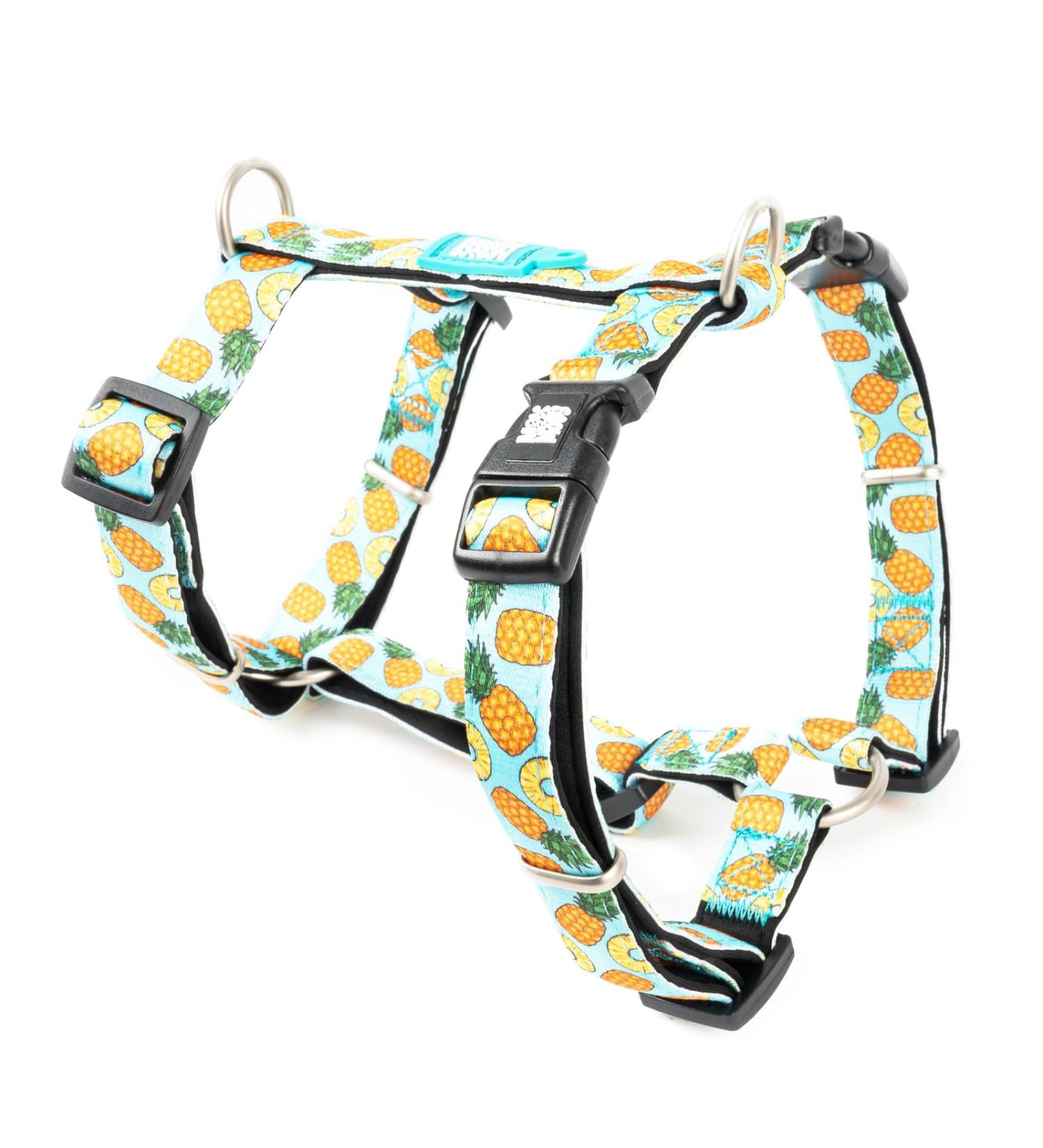 Max & Molly H-Harness - Sweet Pineapple | Comfortable & Stylish Pet Harness for Your Dog | International Shipping Available - Buy Online on GoSupps.com