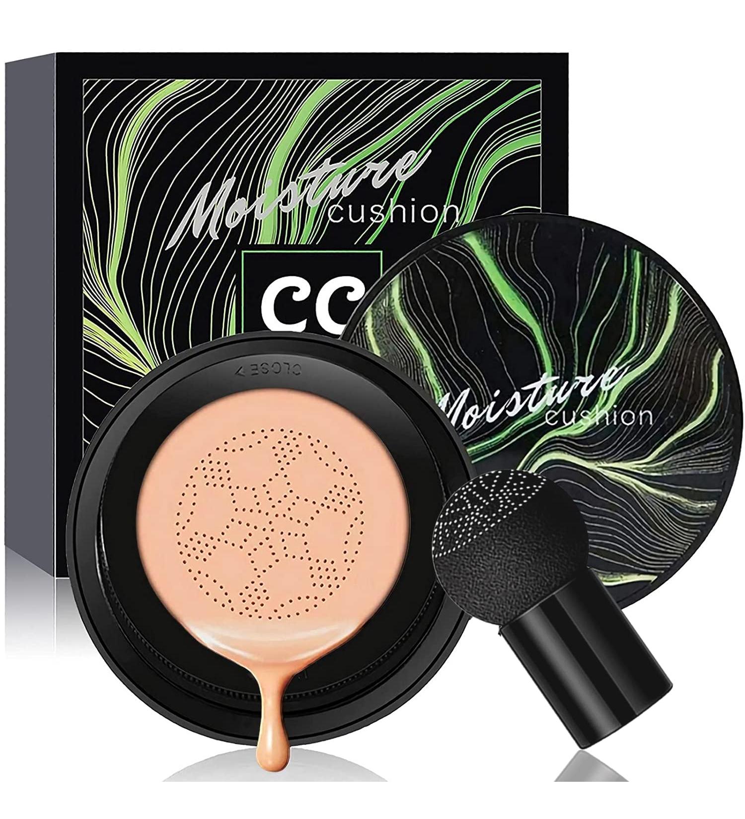 Natural Mushroom Head CC Cream Foundation - Oil Control & Moisturizing Concealer - Long Lasting Makeup Base (Buff) - Buy Online on GoSupps.com