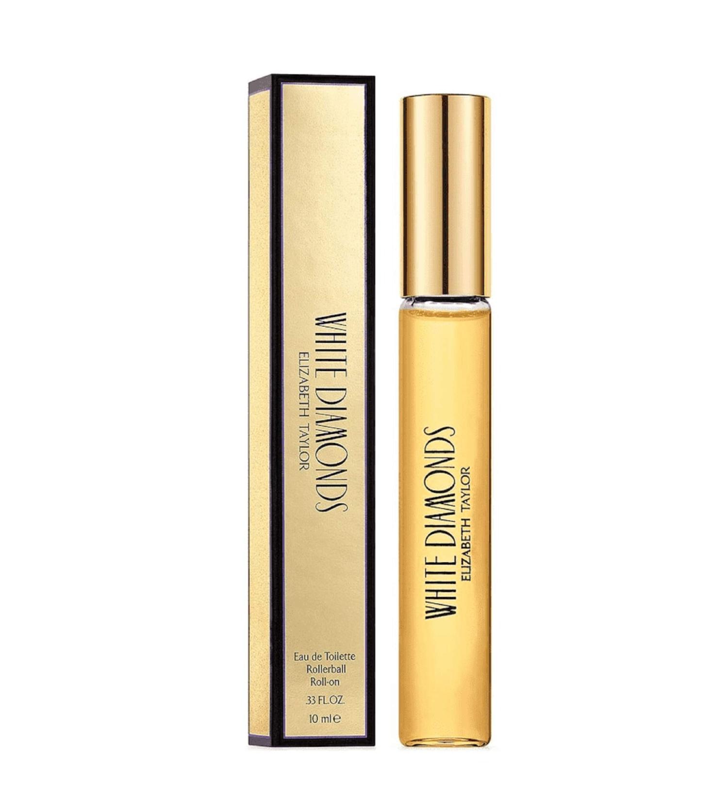 WHITE DIAMONDS Elizabeth Taylor .33oz/10ml Rollerball/Roll-on Floral 0.33 Fl Oz (Pack of 1)
