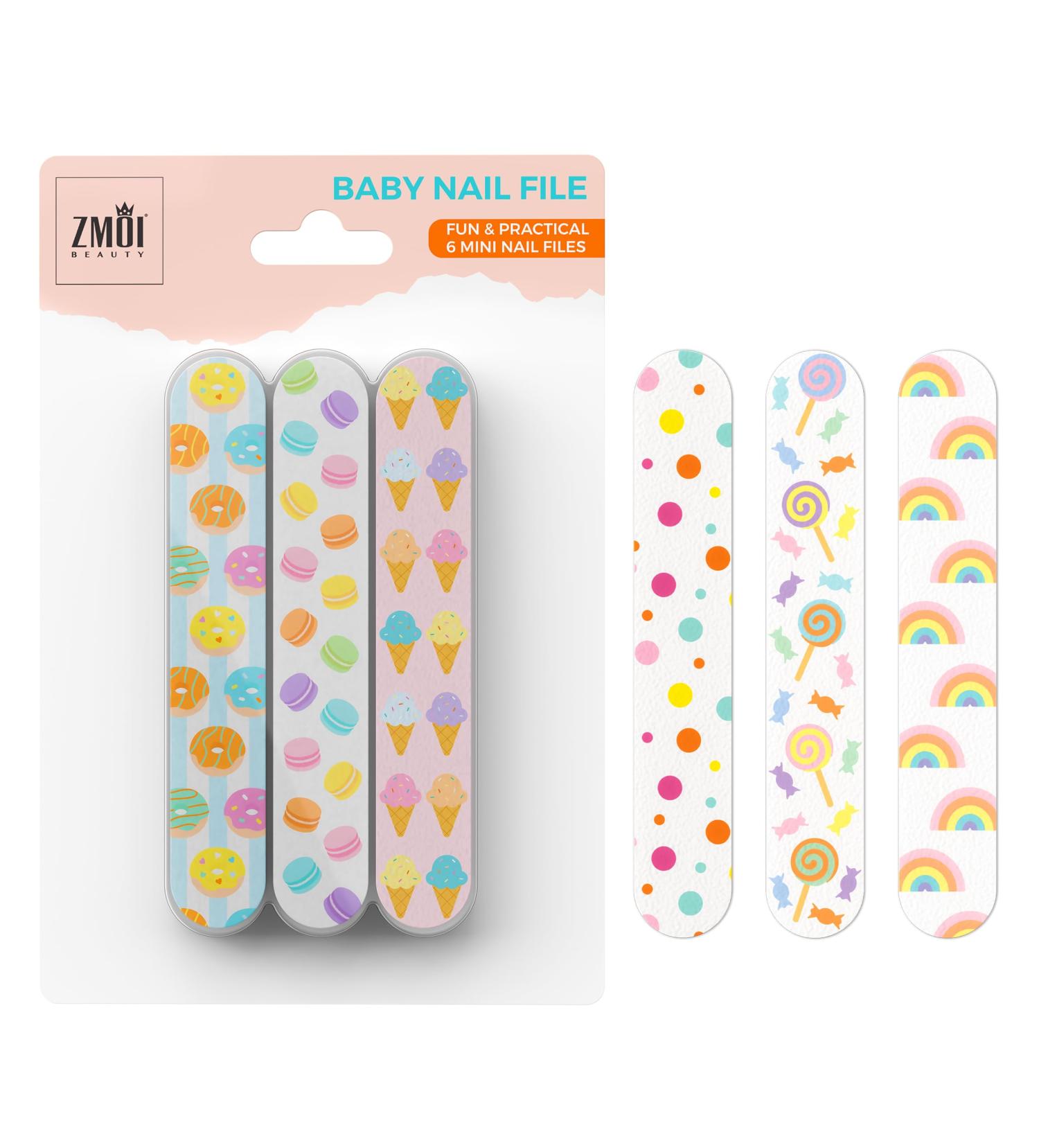 Baby Nail File - Colorful Mini Emery Board for Gentle Care | Safe Grooming Essentials for Babies & Toddlers - Buy Online on GoSupps.com