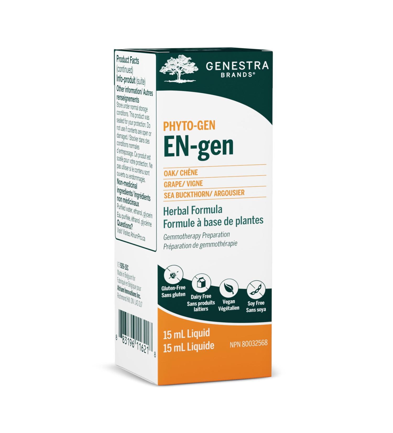 Genestra Brands - EN-gen - Oak Grape and Sea Buckthorn - 15 ml Liquid - Buy Online on GoSupps.com