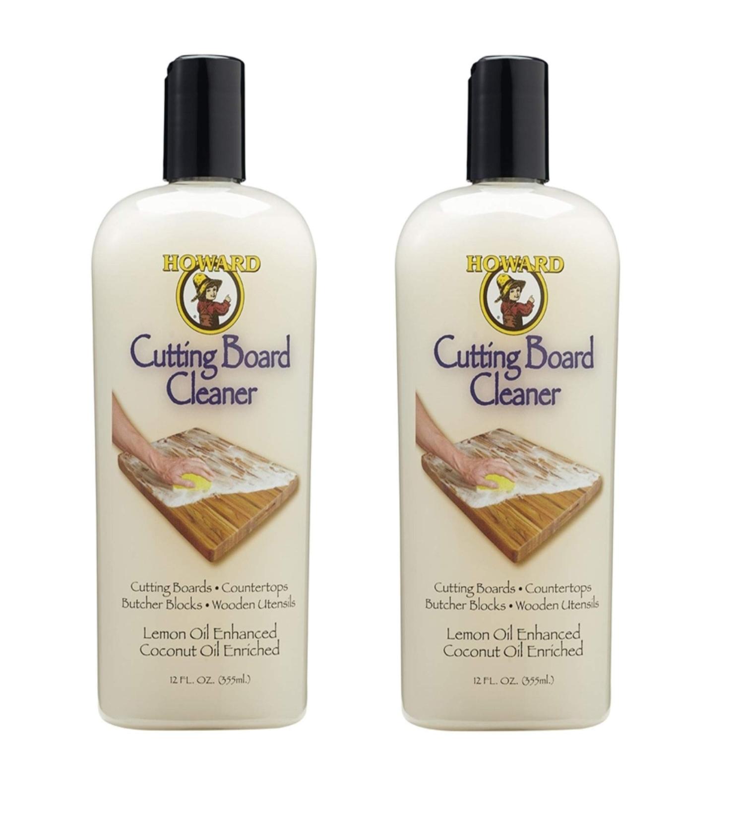 Howard Products CBC012 Cutting Board Cleaner 12 oz (2)