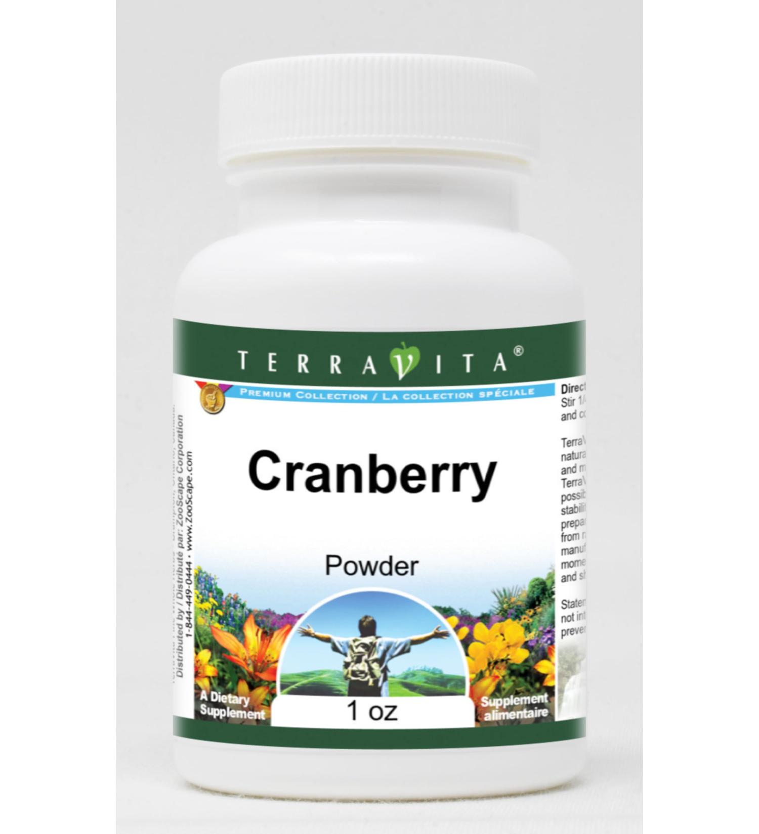 Cranberry Powder (1 oz ZIN: 519900) - Buy Online on GoSupps.com