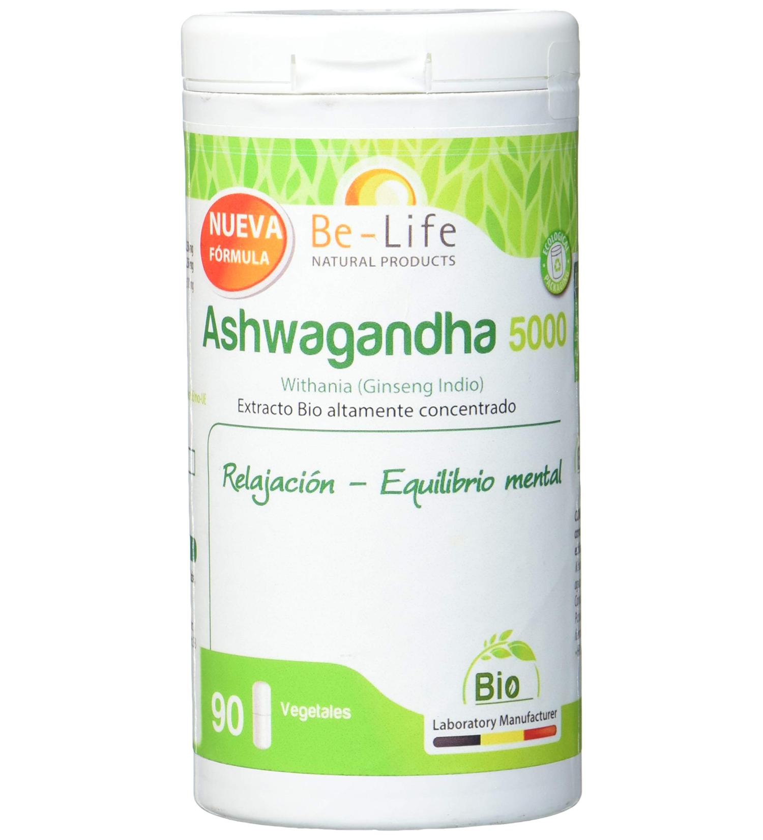 BeLife Ashwagandha 5000 90Cap 200 ml - Buy Online on GoSupps.com
