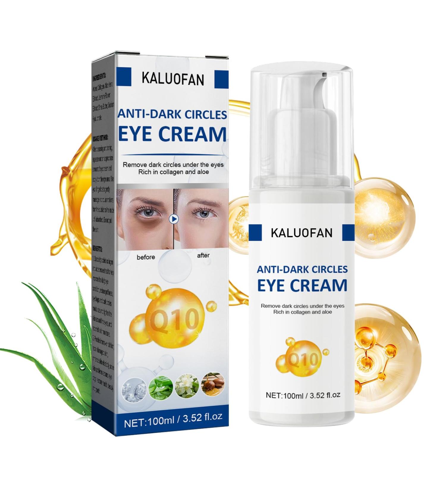 Jasmine ointment for dark circles Kaluofan Jasmine ointment Plus jasmine ointment for dark circles slip-on eyelids eye cream against wrinkles and dark circles - Buy Online on GoSupps.com