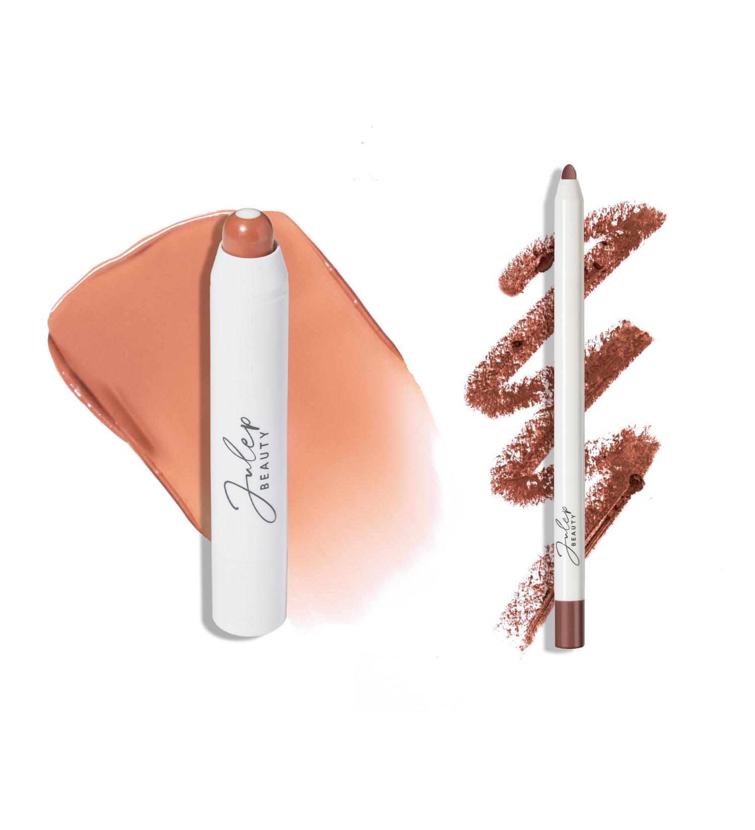 Julep The Perfect Pair 2pc Set: It's Balm Tinted Lip Balm Almond Nude and With a Trace Retractable Creamy Long-Lasting Lip Liner Nostalgic Neutral - Buy Online on GoSupps.com