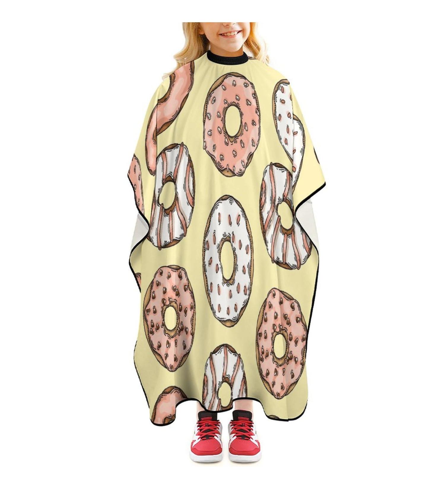 Buy Donuts Barber Cape | Cute Hair Cutting Apron for Boys & Girls | Professional Hairdressing Gear - International Shipping Available - Buy Online on GoSupps.com