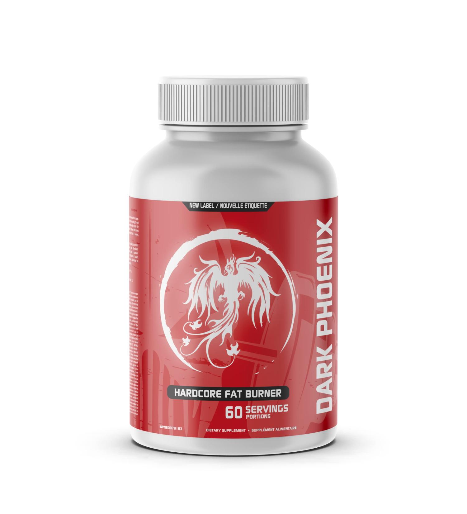 Predator Labs - Dark Phoenix Hardcore Fat Burner 120 Capsules - Thermogenic Fat Burner Formulated to Metabolize Carbohydrates and Fats Helps with Blood Sugar Helps with the Thyroid Appetite Suppressant that Helps Increase Satiety Herbal Formula adaptogens - Buy Online on GoSupps.com