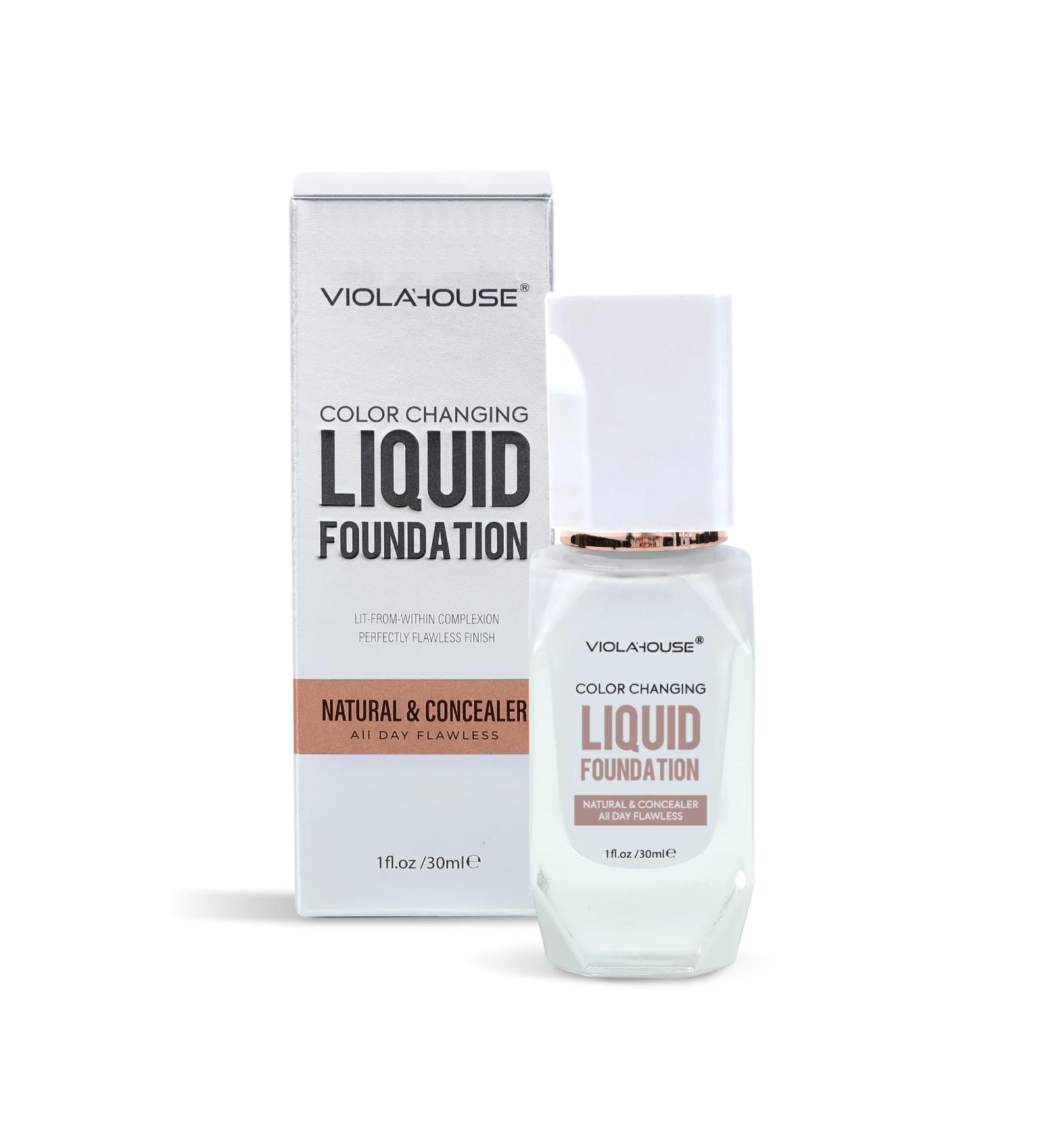 VIOLA HOUSE Fond de Teint Changeant de Couleur Durable Et Imperm able Hydratant-S adapte Automatiquement Votre Teint 30ml(Brun clair) Brun clair 30 ml (Lot de 1) - Buy Online on GoSupps.com