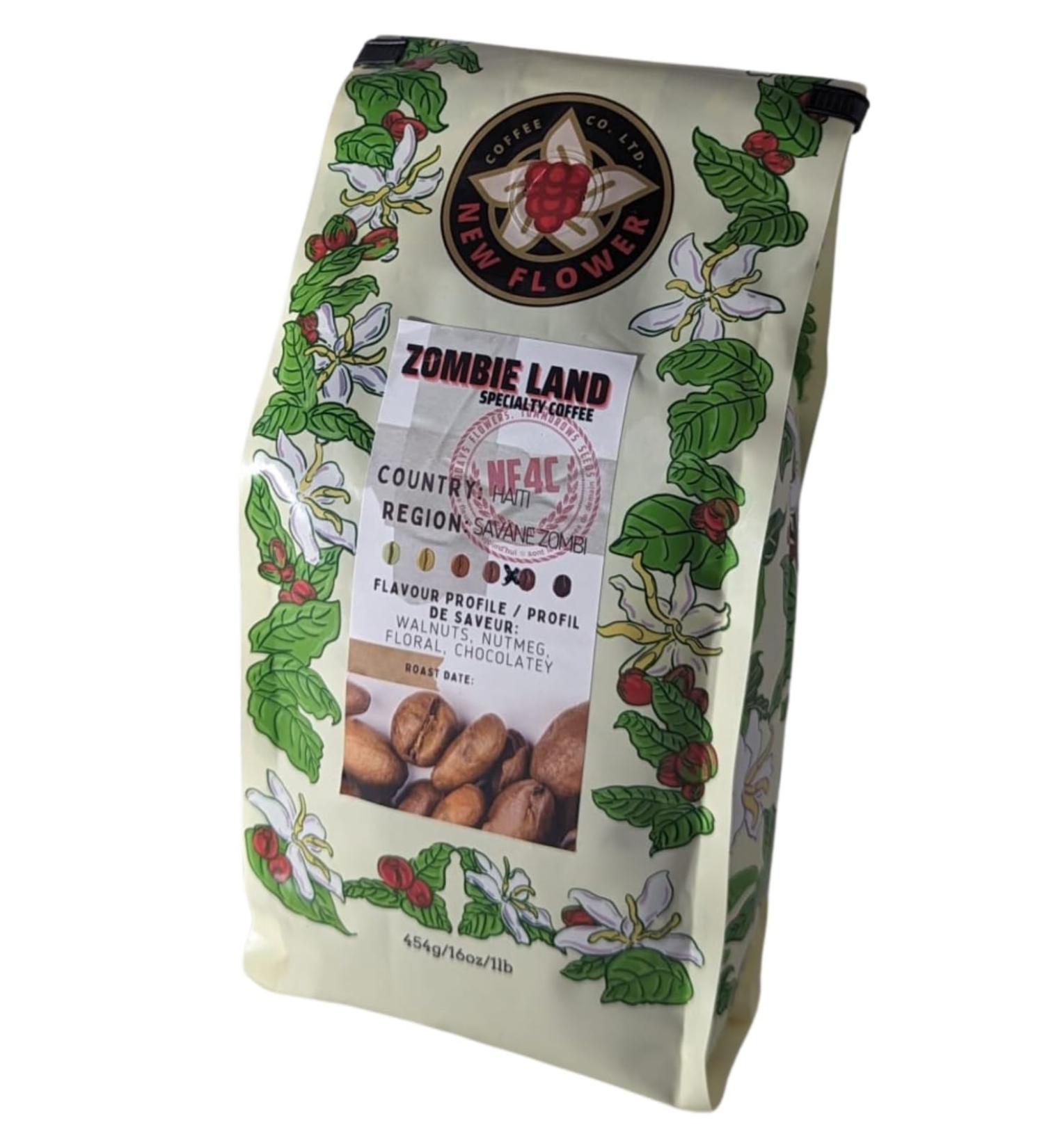 Haitian Zombiland - Dark Roast Coffee with Smooth Finish and Flavor Notes of Chocolate and Caramel