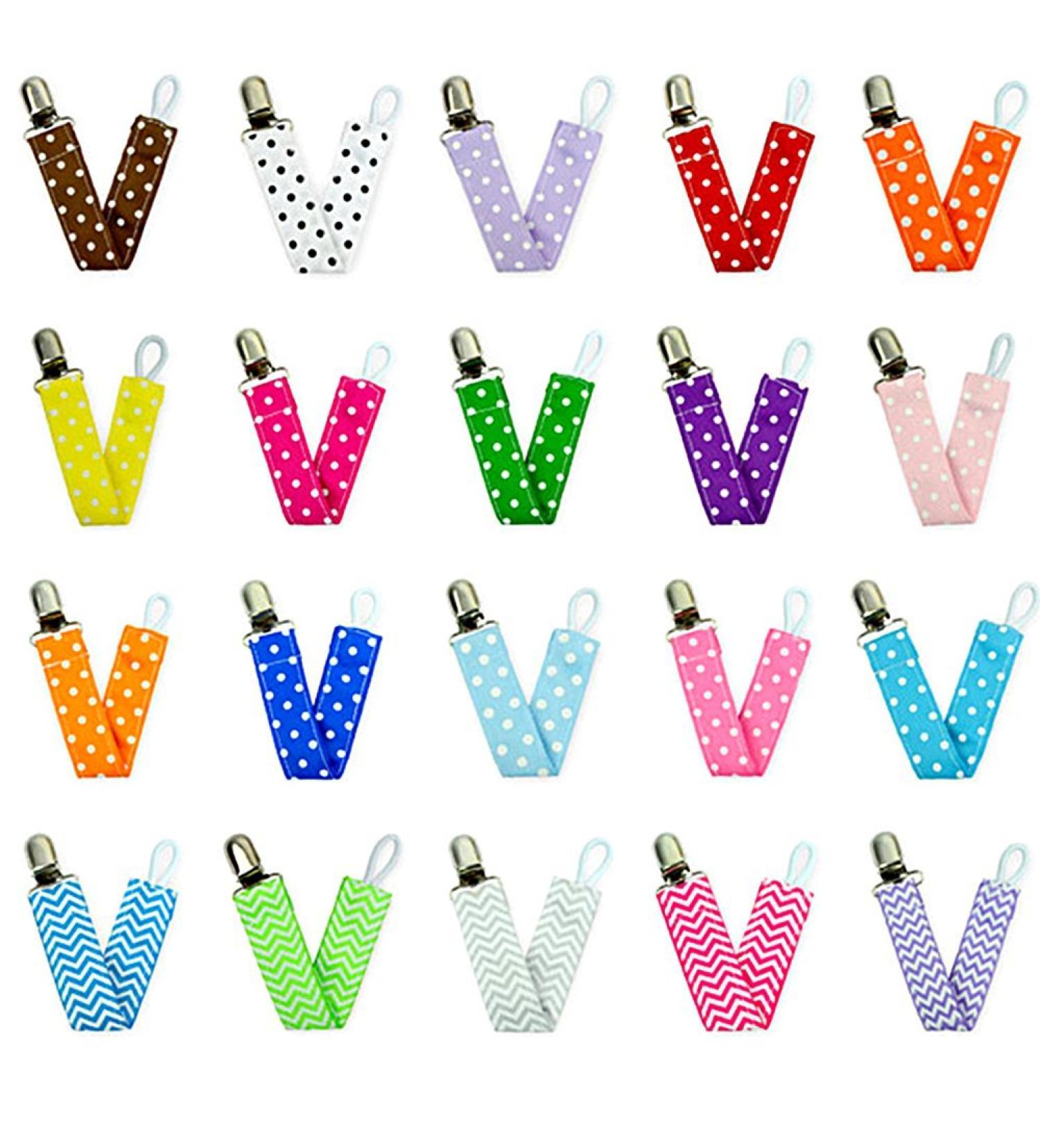 Tininna 3 Pack Nipple Clips & Leash - Stylish Pacifier and Holder for Babies | International Shipping - Buy Online on GoSupps.com