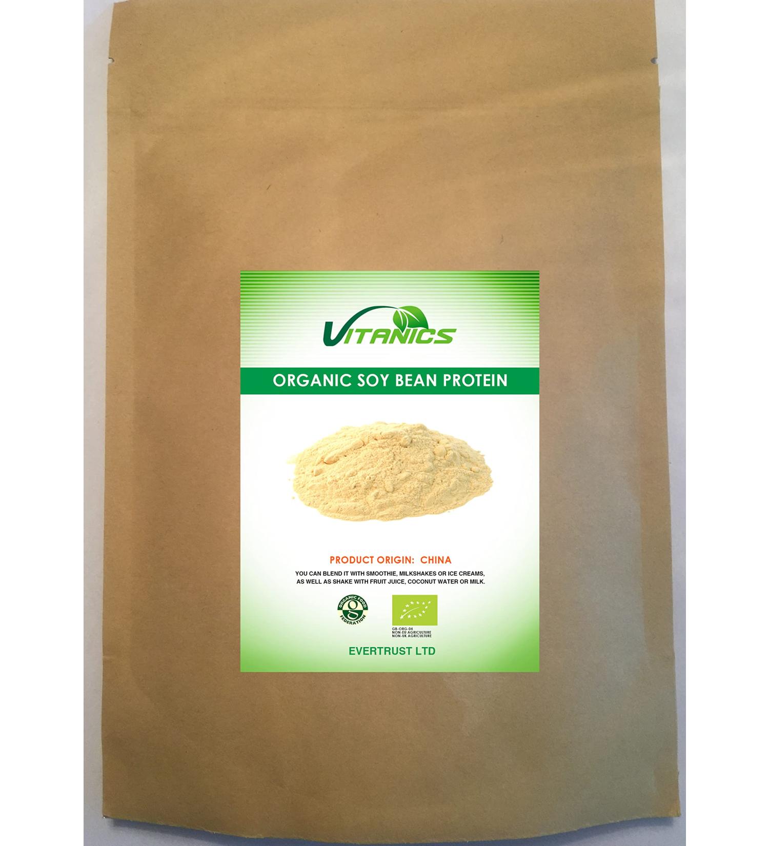 Vitanics Organic Soy Protein Isolate 92% Protein (800g)