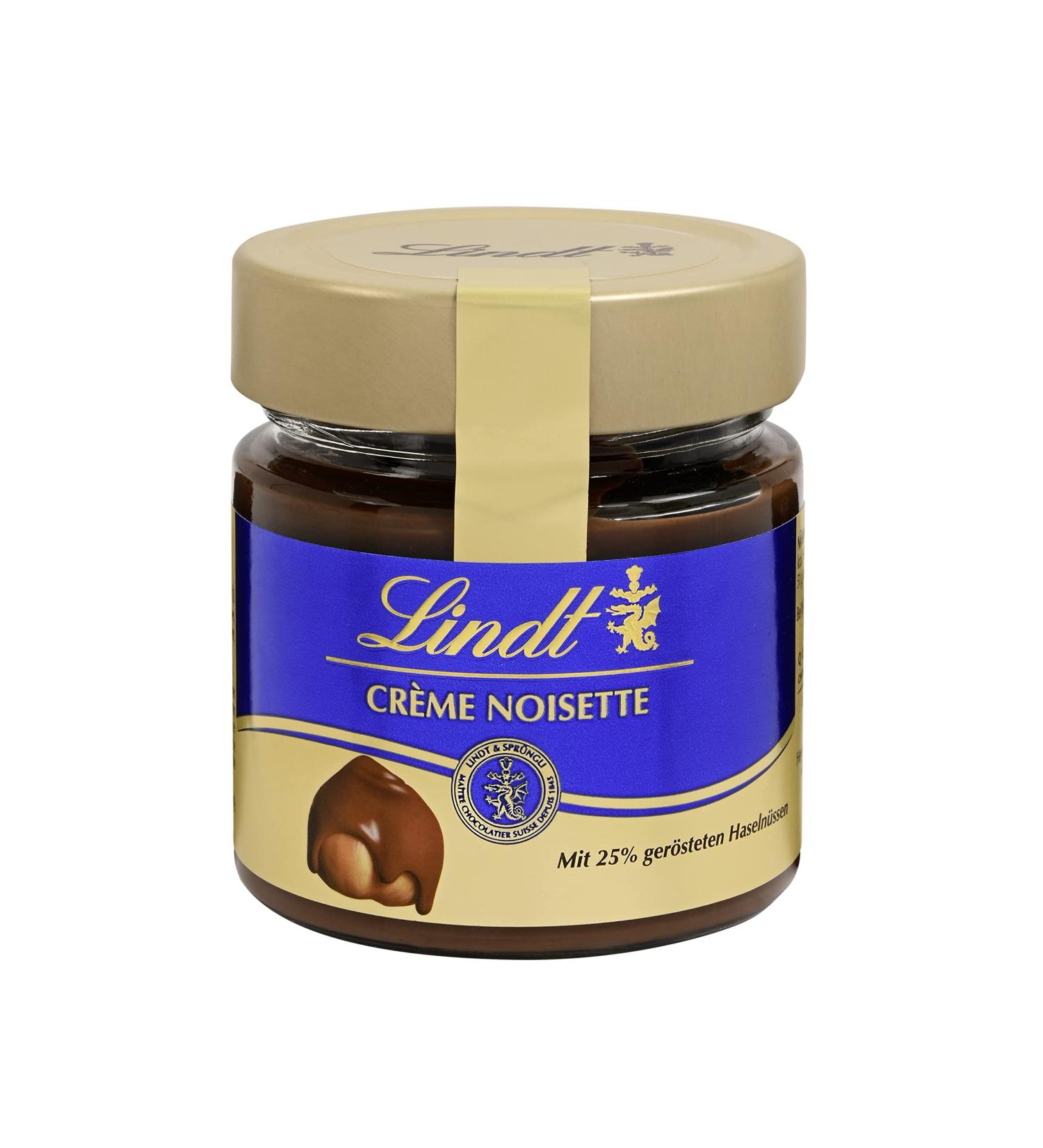 Buy Lindt Hazelnut Chocolate Spread 220g | Creamy Cocoa & 25% Roasted Hazelnuts | Perfect Gift - Buy Online on GoSupps.com