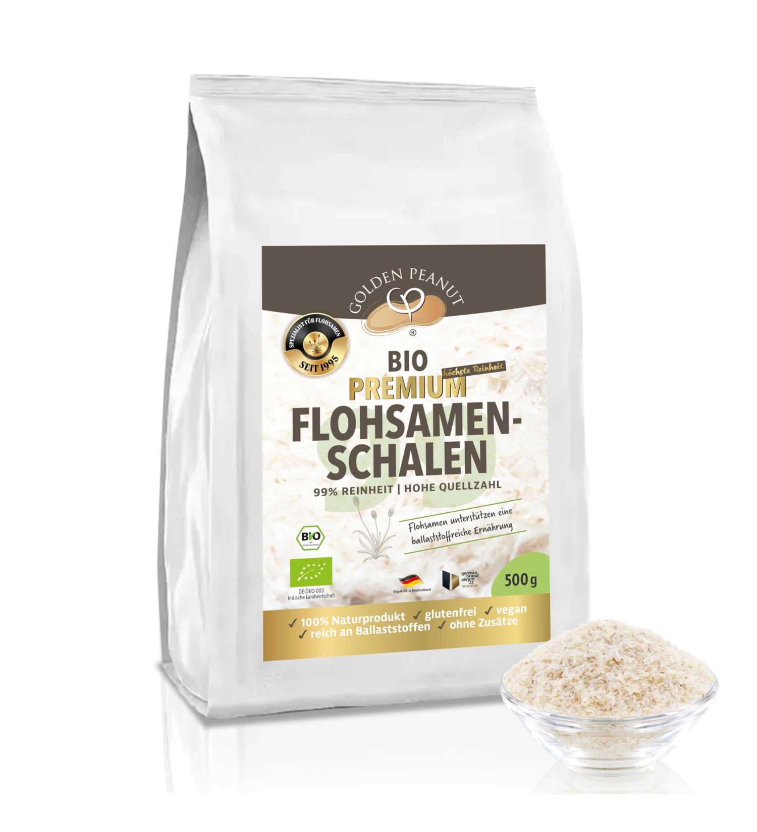 GOLDEN PEANUT Pleated Seed Shells Organic 500 g 99 purity India high in fiber glutenfree vegan natural product - Buy Online on GoSupps.com