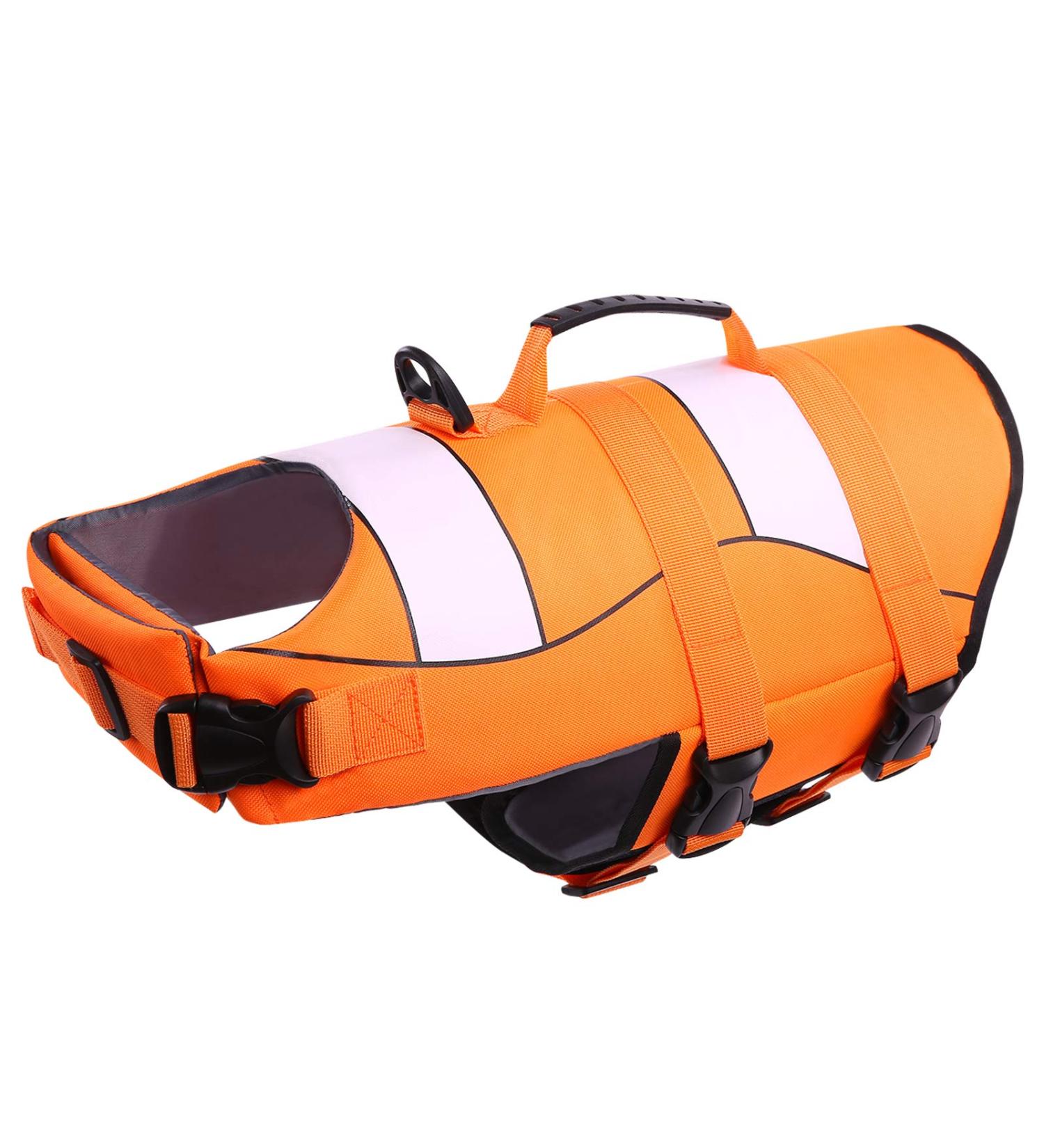 Buy Cit toile Adjustable Dog Life Jacket - Buoyant Sports Swim Vest for Small Medium & Large Dogs - Ideal for Safe Swimming - Buy Online on GoSupps.com
