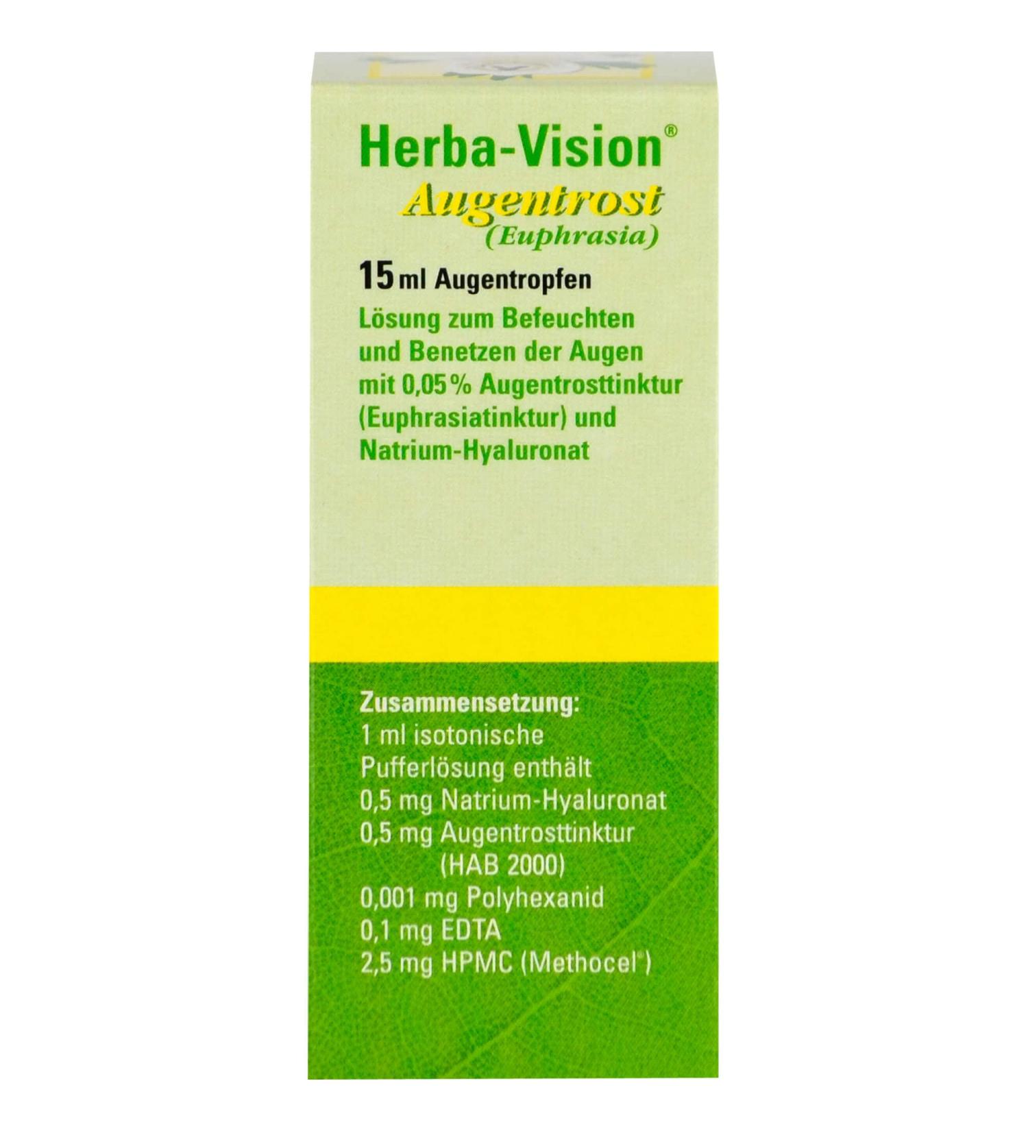 Herba-Vision Eyebright Eye Drops 15ml | Soothes Eye Discomfort | Buy Internationally - Buy Online on GoSupps.com