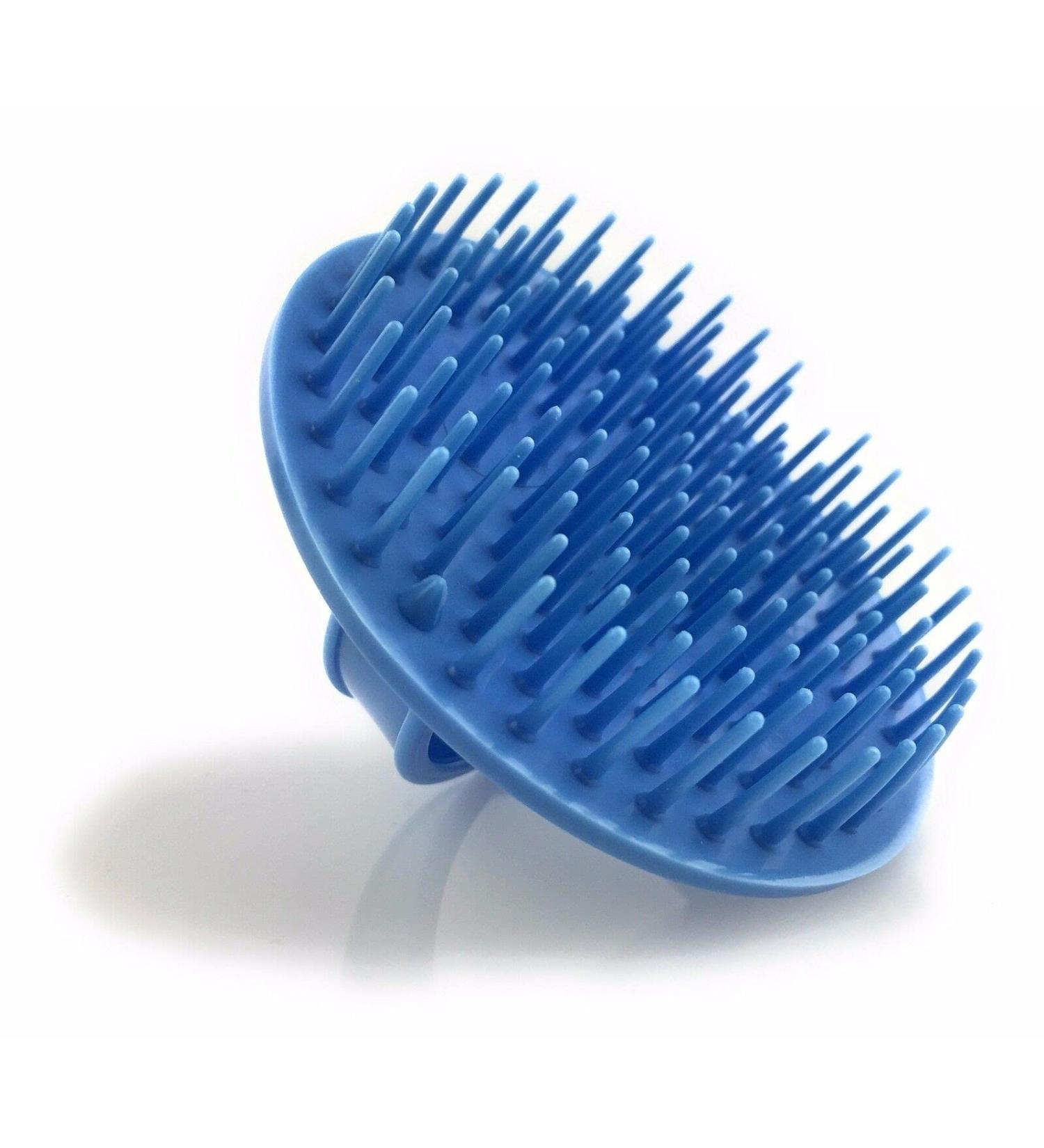 Big Beard Black Scalp Massage Be-Bop Hair Brush Gentle Shampoo for Salons Barbers & Home Use (Blue) - Buy Online on GoSupps.com