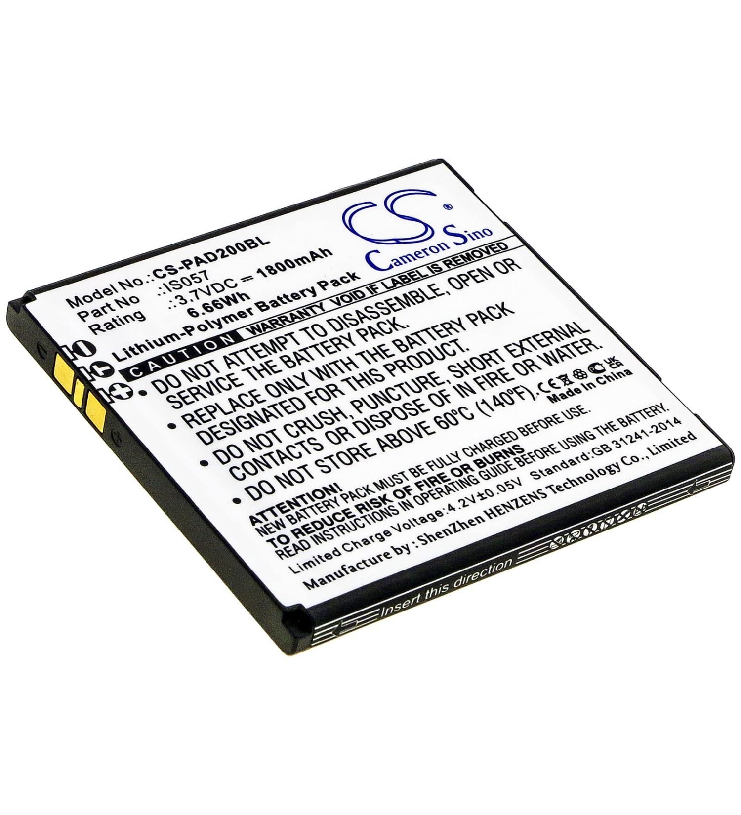 Buy IS057 1800mAh Battery for myPOS D200 IS275 D200T - High Performance 3.7V Replacement Battery - Buy Online on GoSupps.com