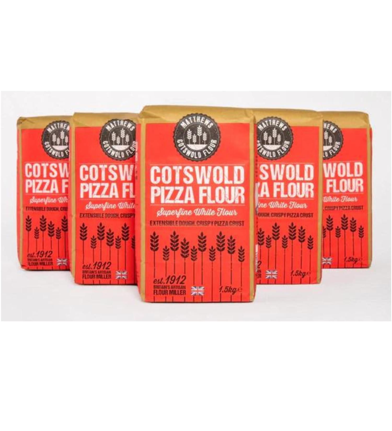Matthews Cotswold Pizza Flour 5X1.5Kg - Buy Online on GoSupps.com